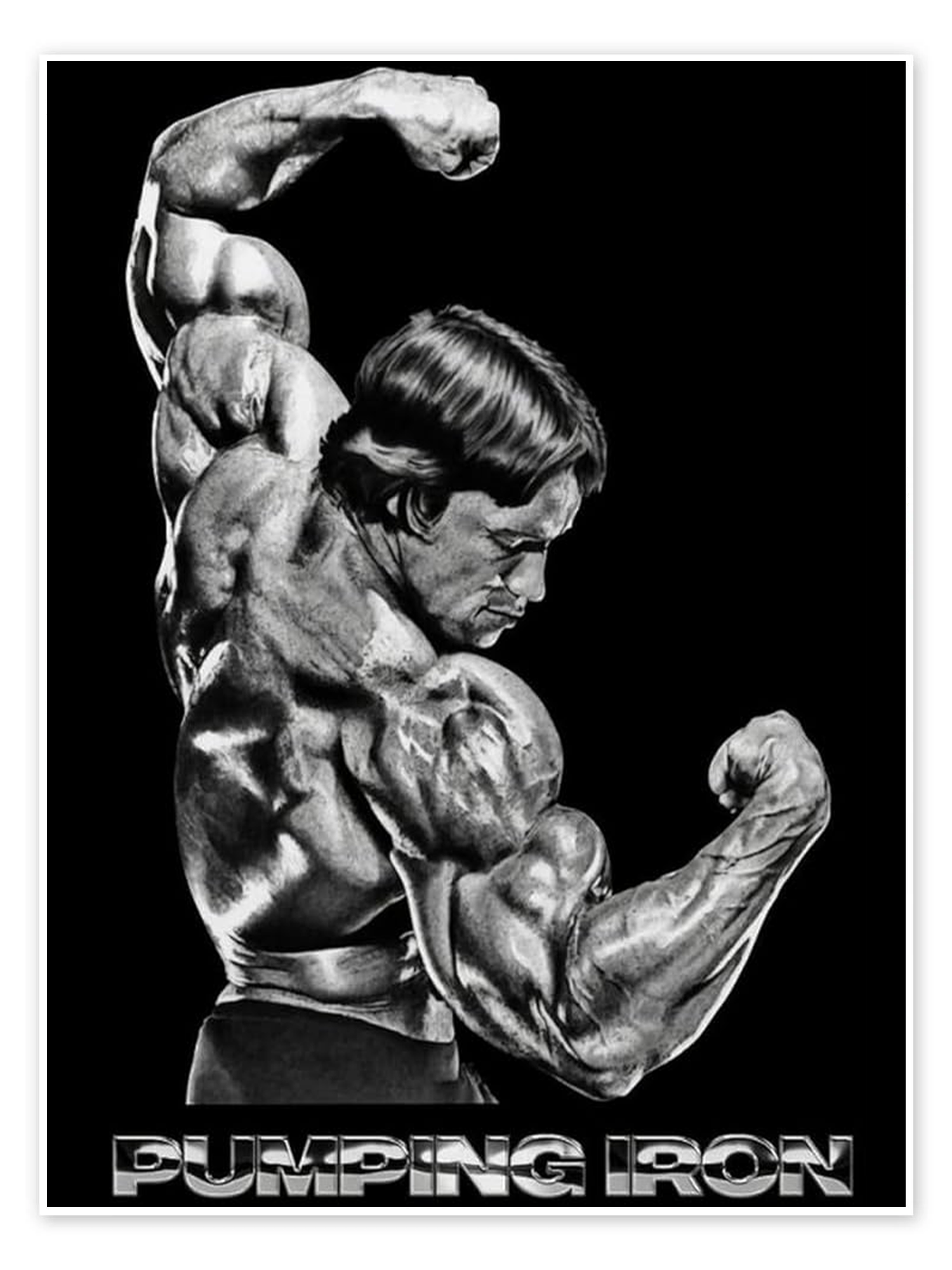 Arnold schwarzenegger pop art Pumping Iron Sports Wall Art