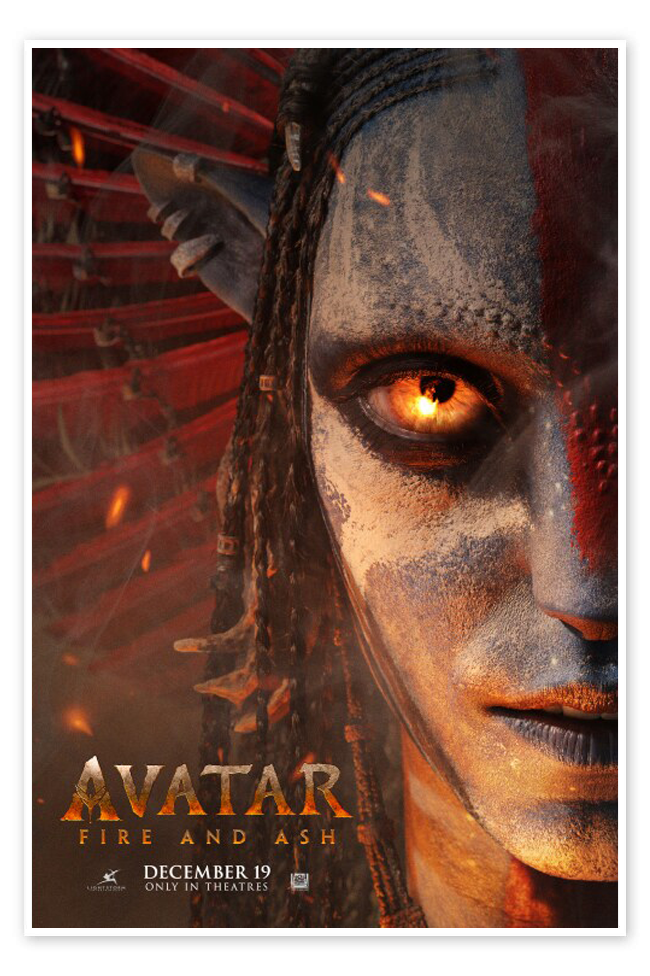 Gaze of the Ash Clan: A Modern Sci-Fi Movie Wall Art for Fans