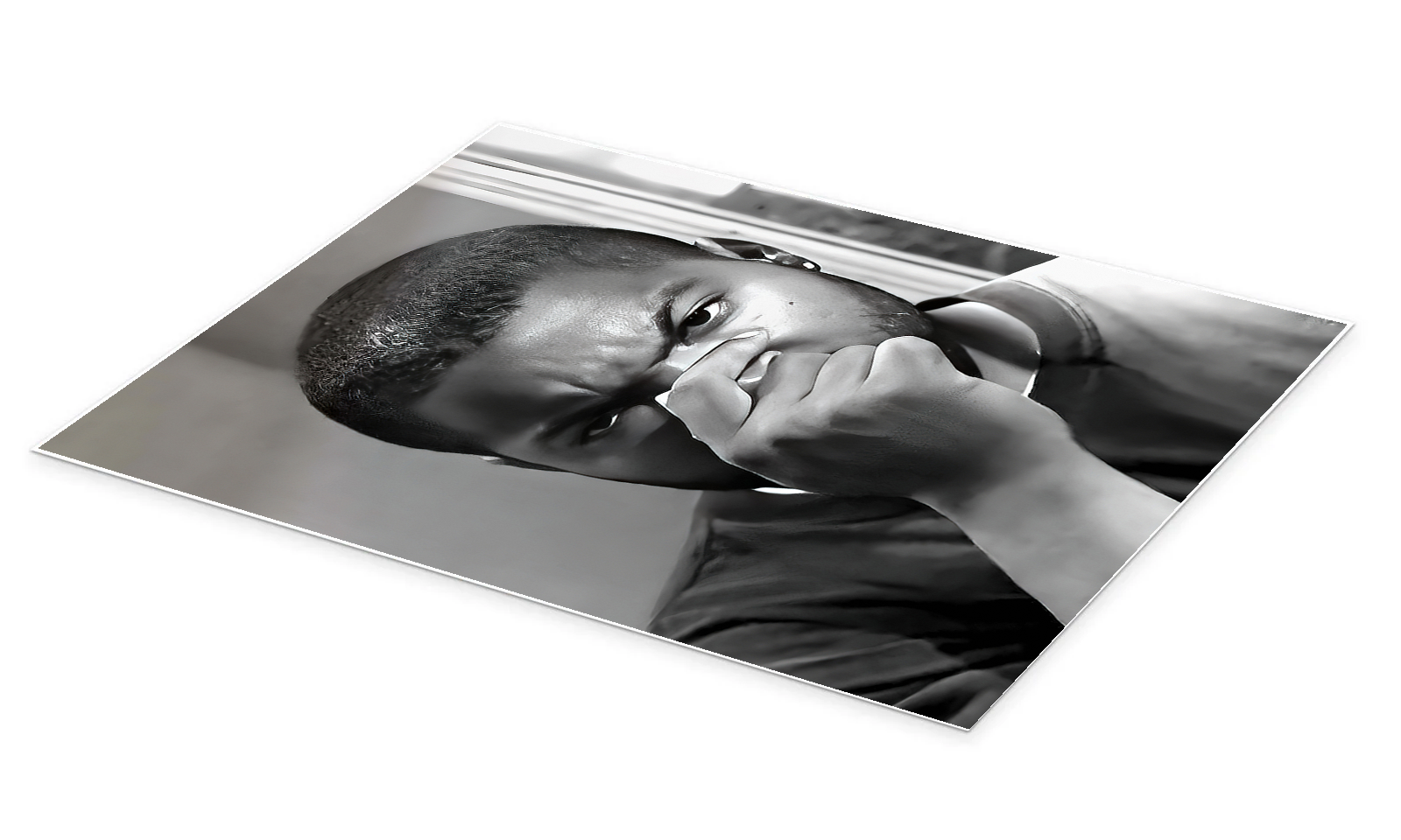 Funny Bathroom Wall Art - The Dismissal Black & White