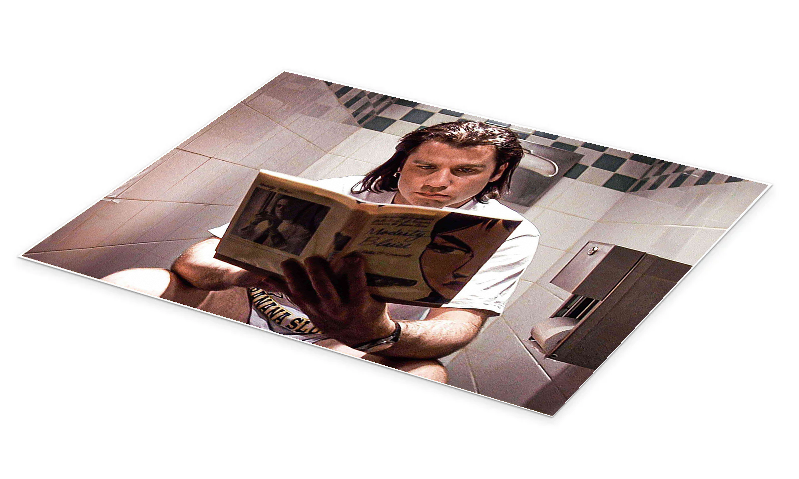 Modesty Blaise: A Funny Pop Art Pulp Fiction Bathroom Wall Art