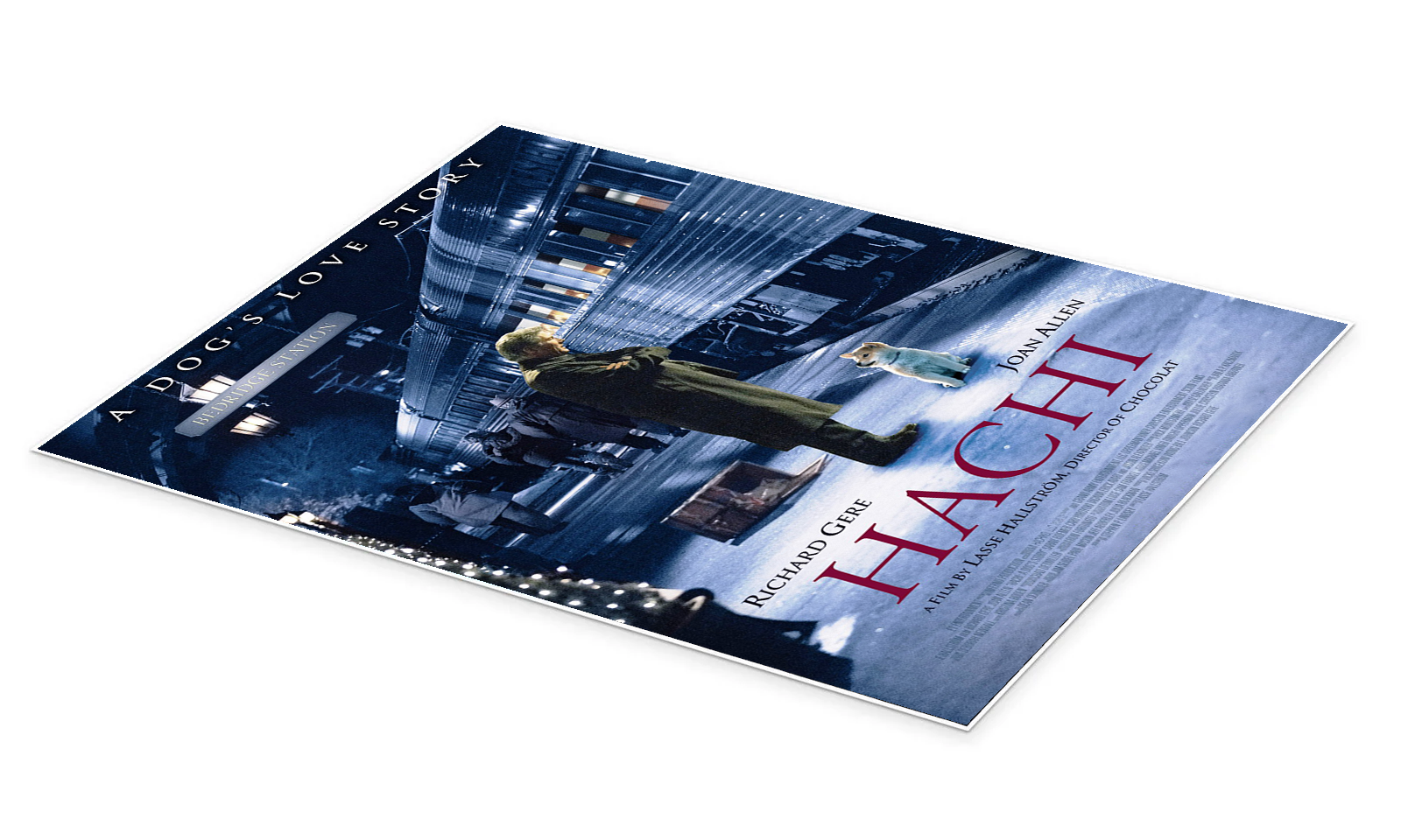 A Bond Forever: A Vintage Hachi: A Dog's Tale Movie Wall Art