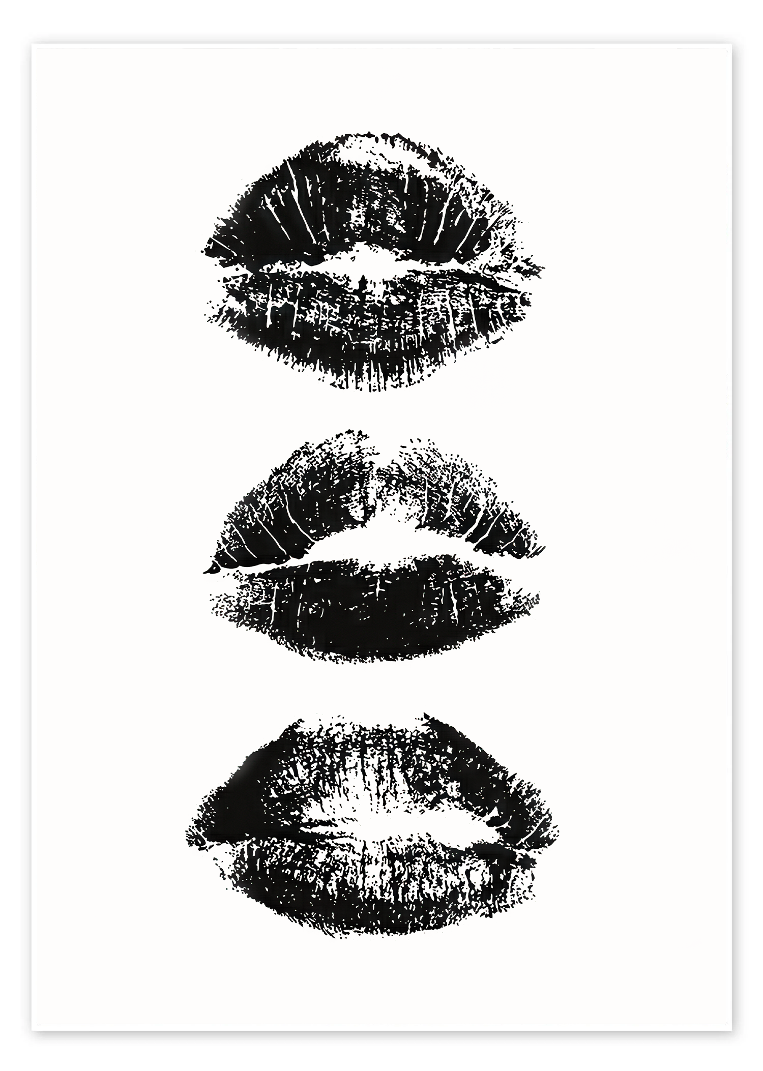 Sealed With a Kiss: A Unique Pop Art Wall Art for Your Living Room