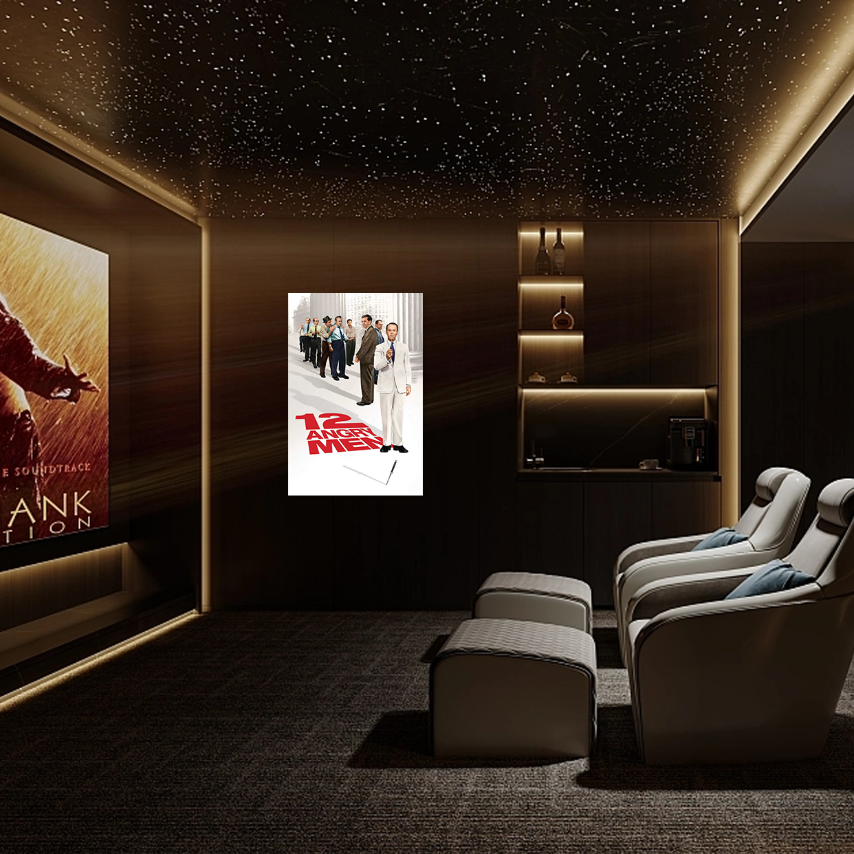 Reasonable Doubt: A Modern Graphic 12 Angry Men Movie Wall Art