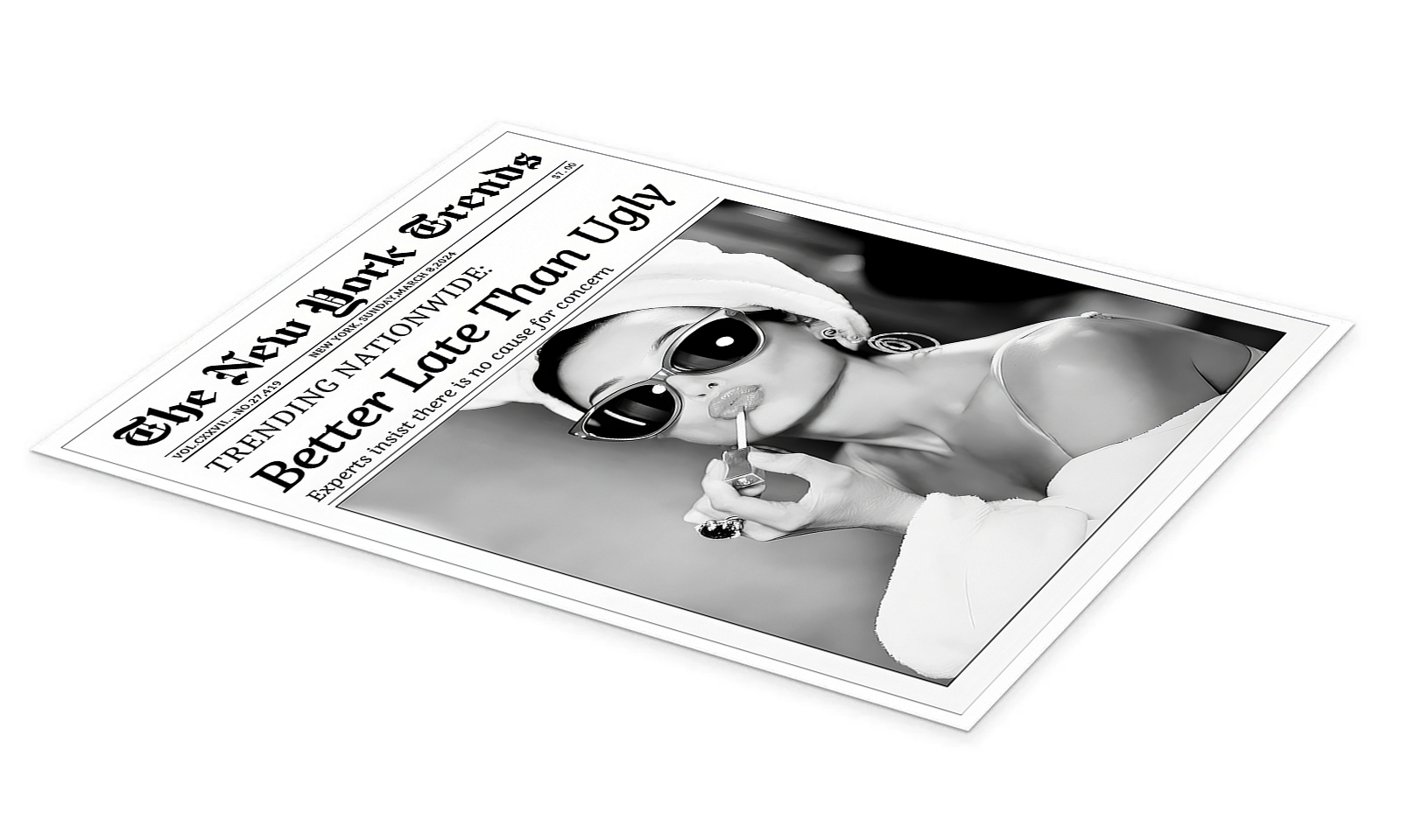 The Daily Glam: A Unique Modern Black and White Bedroom Wall Art