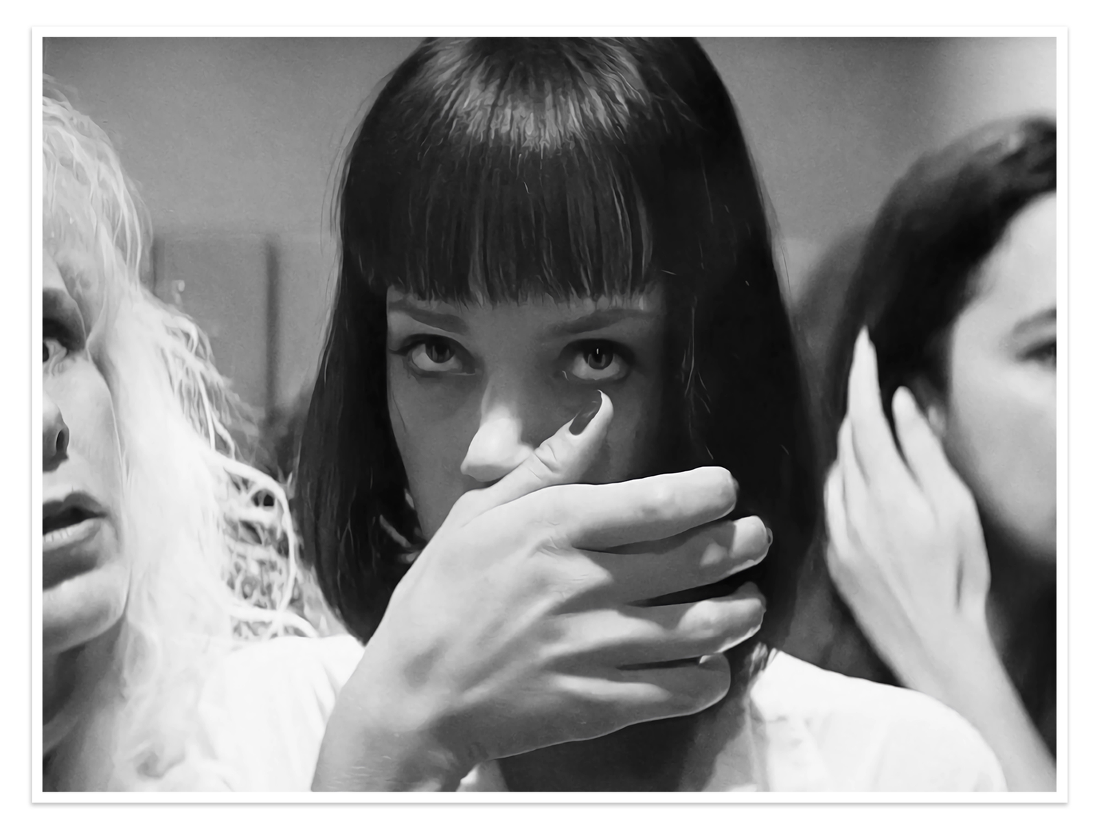 The Overdose: An Iconic Vintage Pulp Fiction Movie Wall Art Print