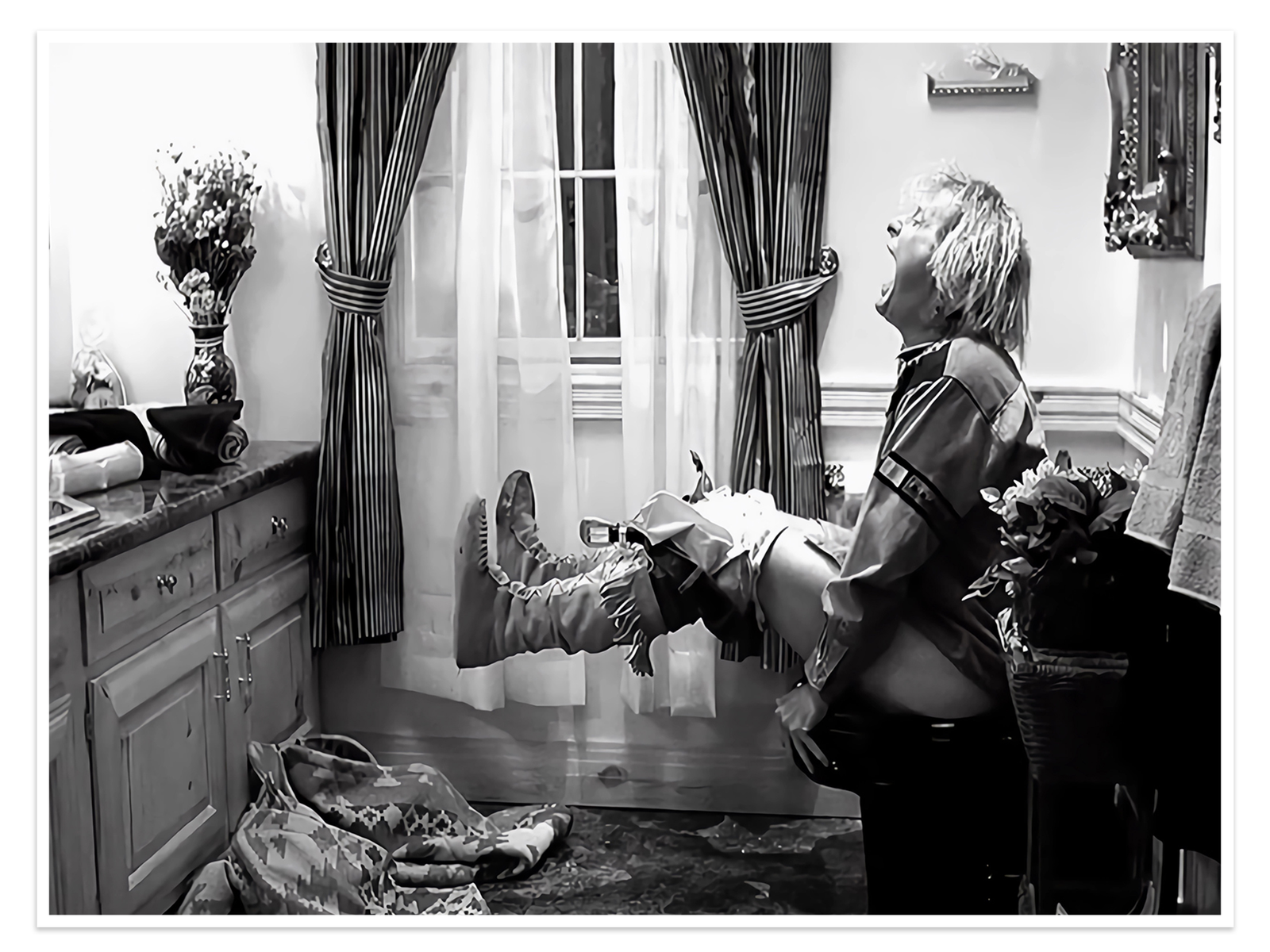 The Most Annoying Sound in the World: A Funny Movie Pop Art Bathroom Wall Art