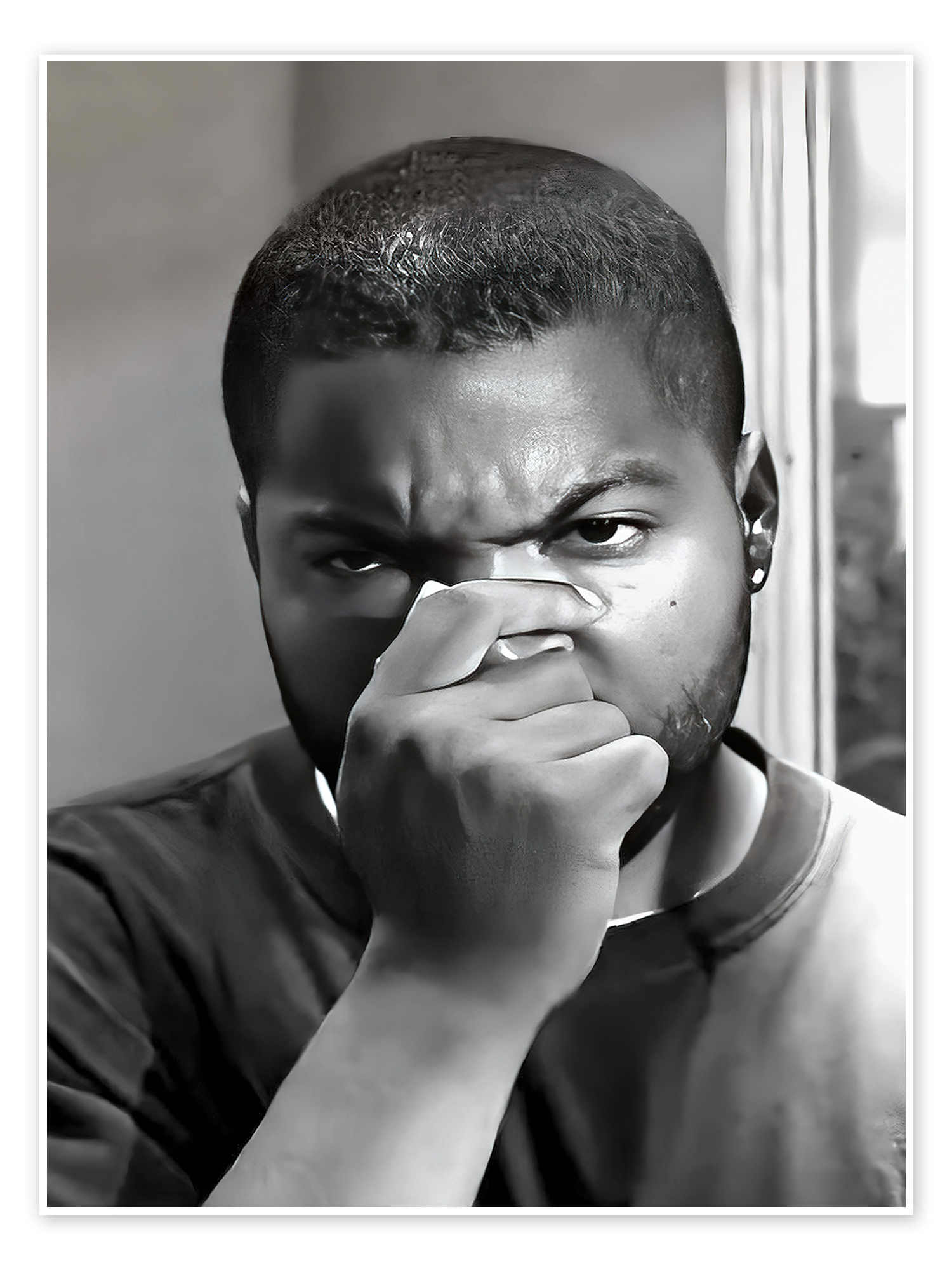 Funny Bathroom Wall Art - The Dismissal Black & White