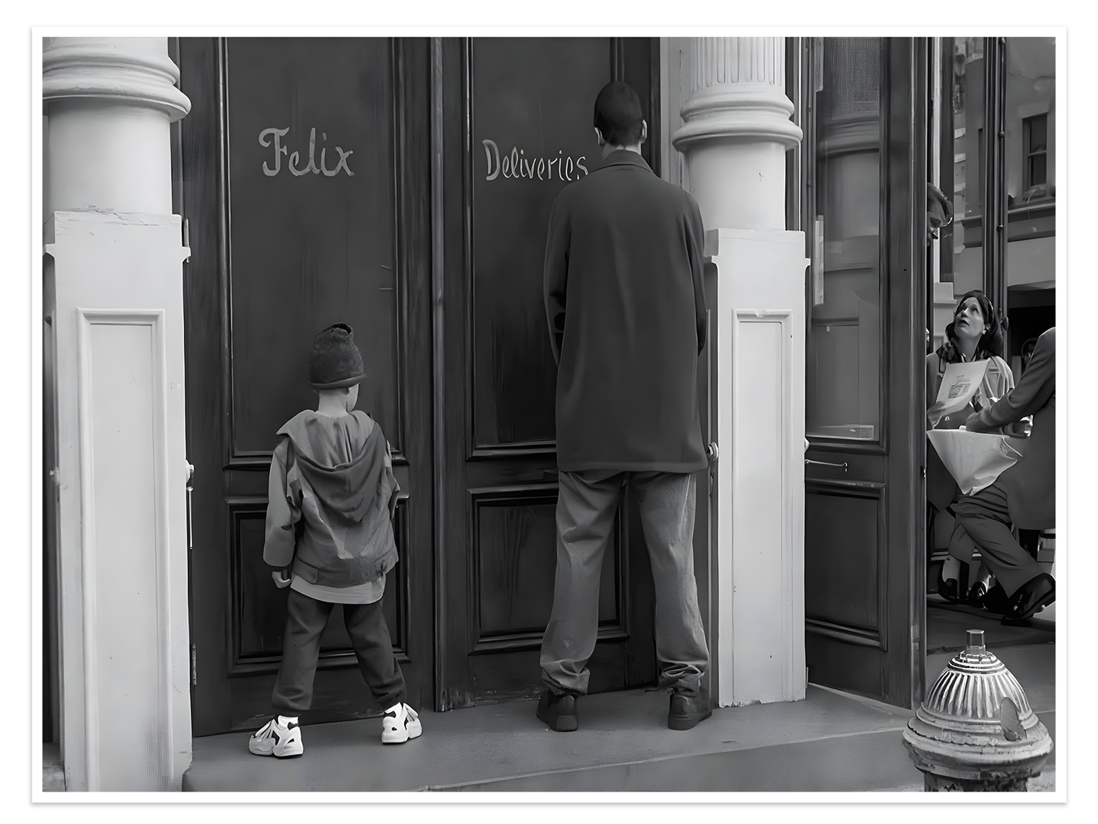 City Lesson: A Funny Pop Art Movie Bathroom Wall Art Print