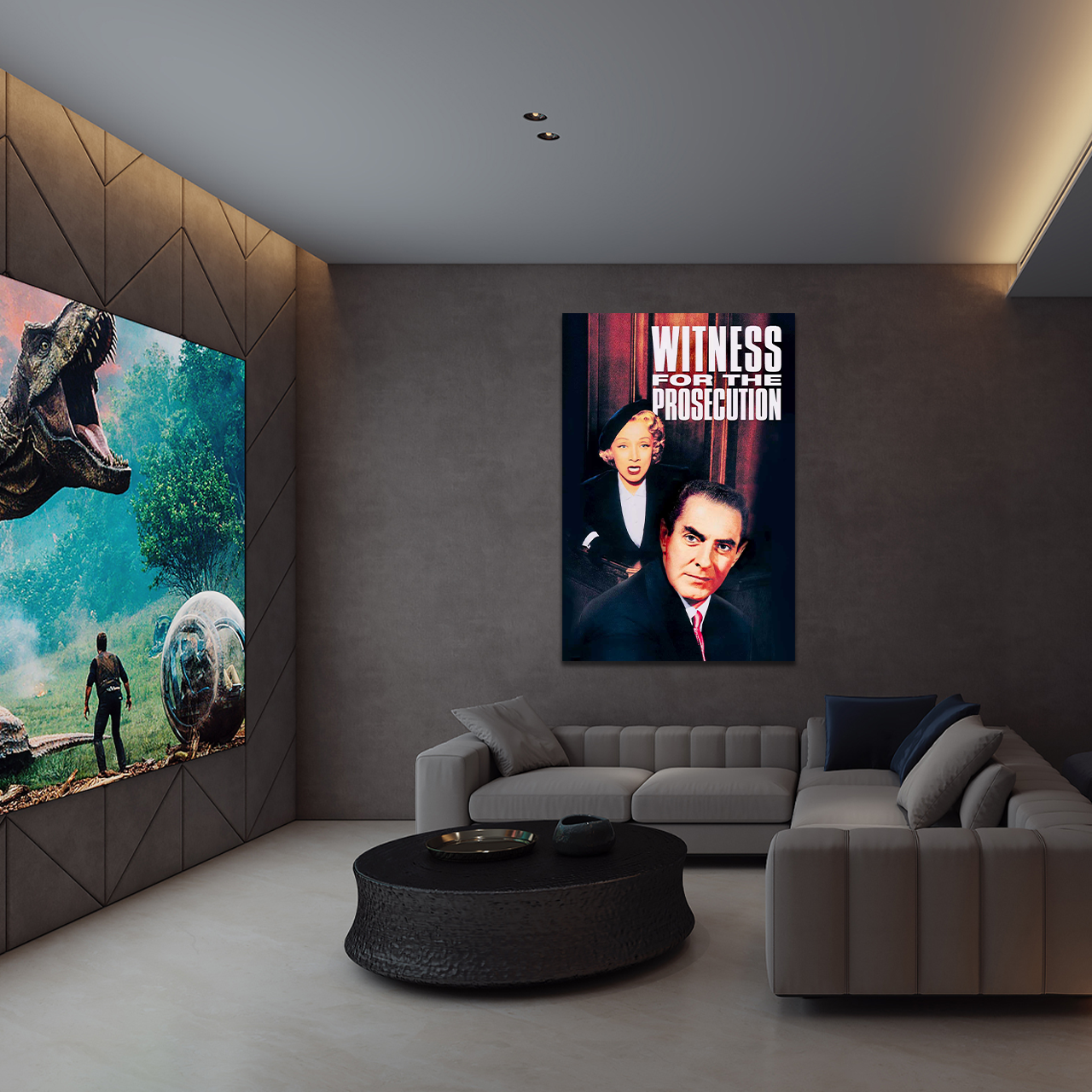 The Ultimate Deception: A Vintage Witness for the Prosecution Movie Wall Art