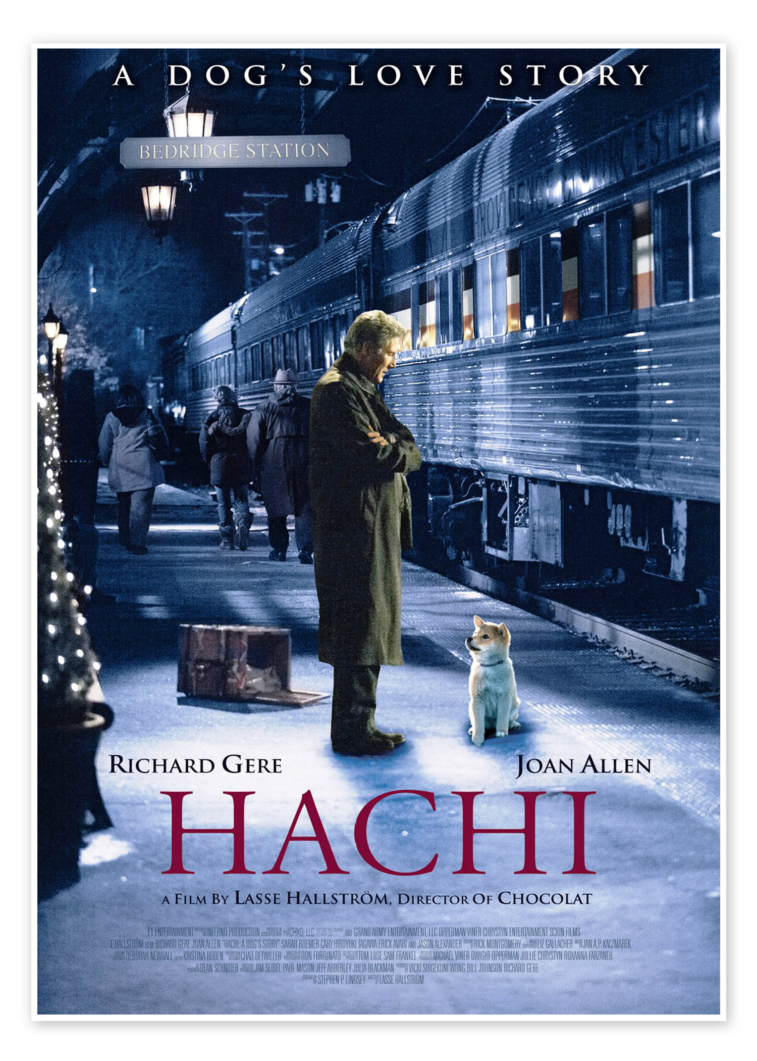 A Bond Forever: A Vintage Hachi: A Dog's Tale Movie Wall Art