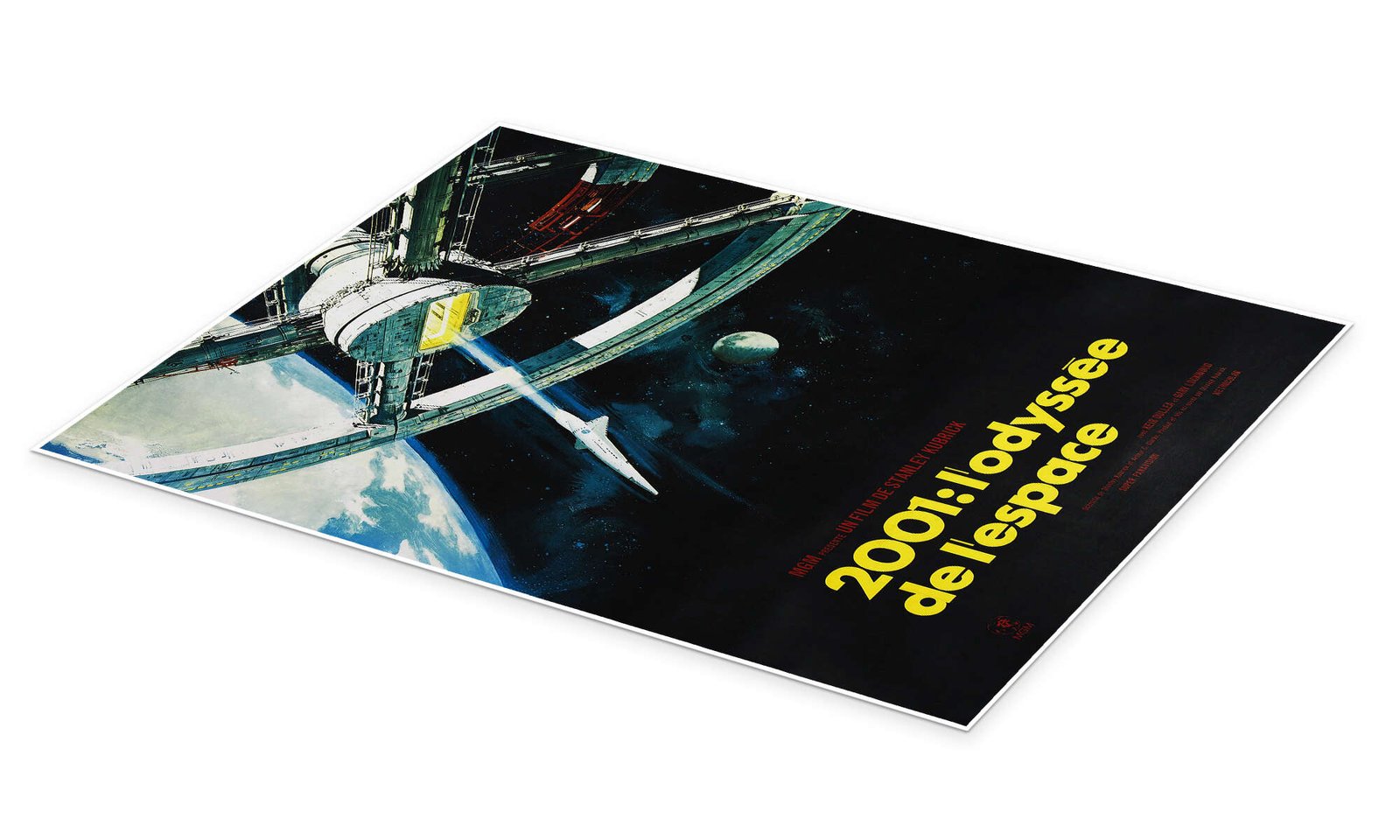 2001: A Space Odyssey - An Iconic Vintage Sci-Fi Movie Poster