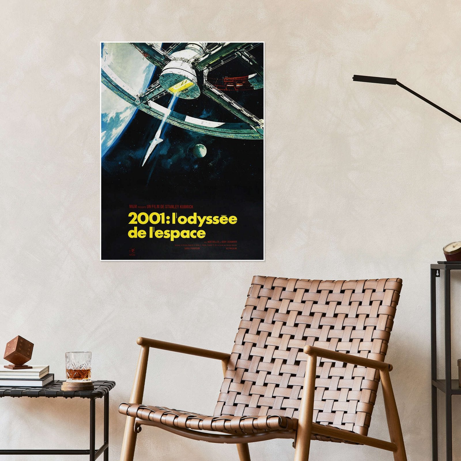 2001: A Space Odyssey - An Iconic Vintage Sci-Fi Movie Poster