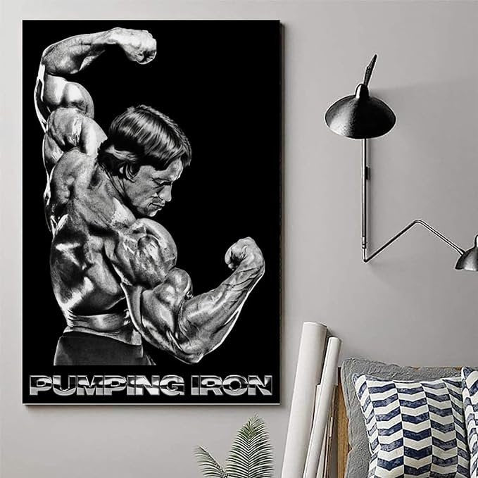 Arnold schwarzenegger pop art Pumping Iron Sports Wall Art