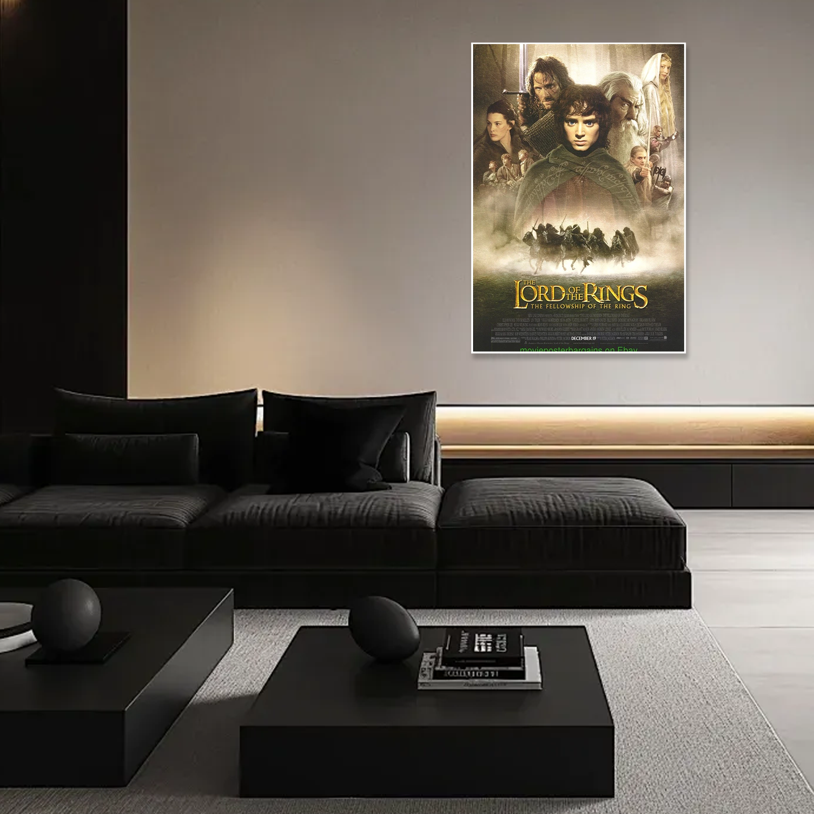 The Lord of the Rings: An Epic Vintage Fellowship of the Ring Poster