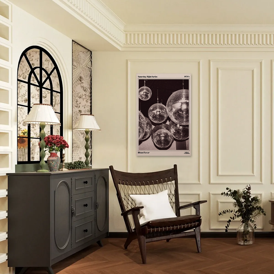 Fever Dream: A Unique Vintage-Style Wall Art for Your Living Room