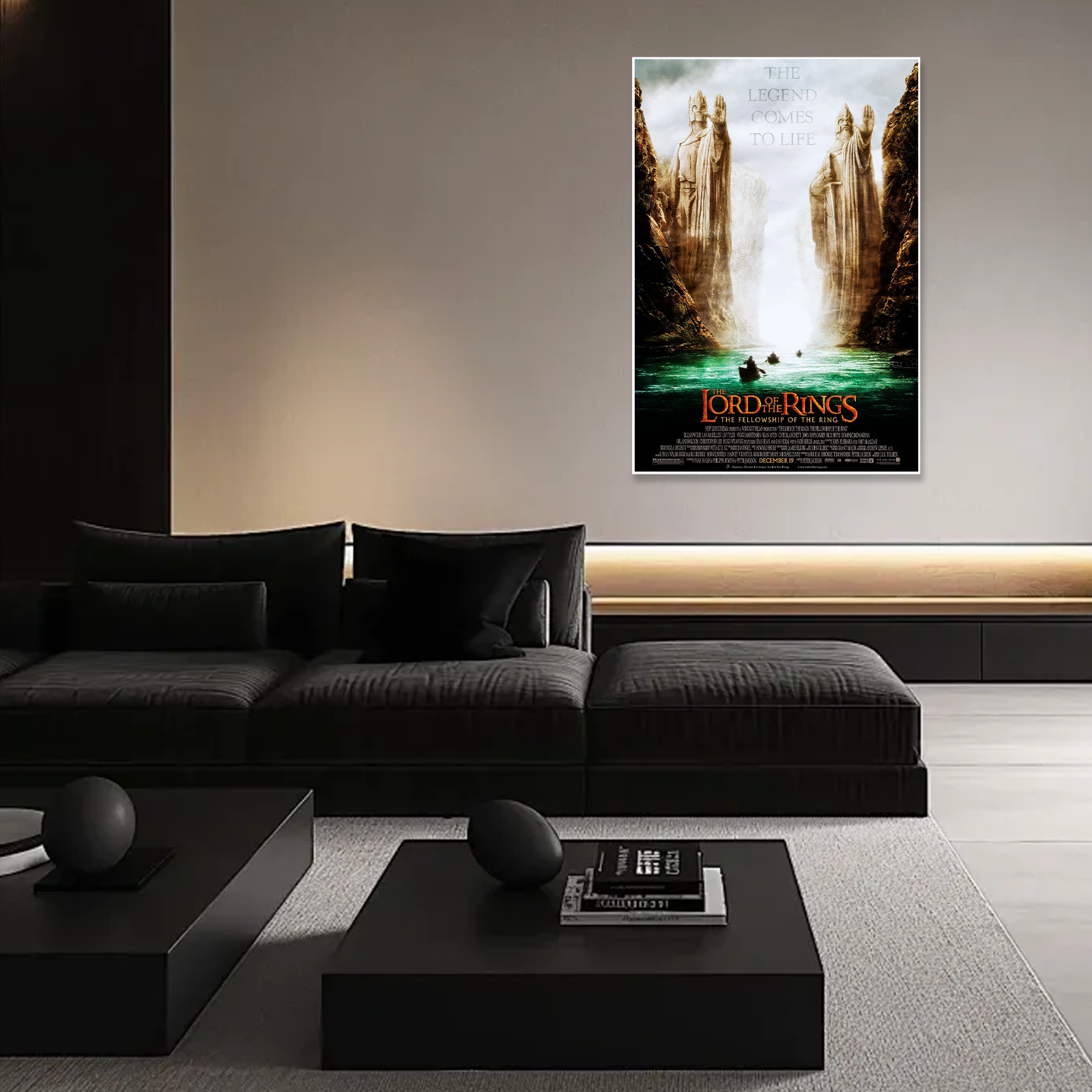 The Fellowship of the Ring: An Iconic Vintage Lord of the Rings Poster