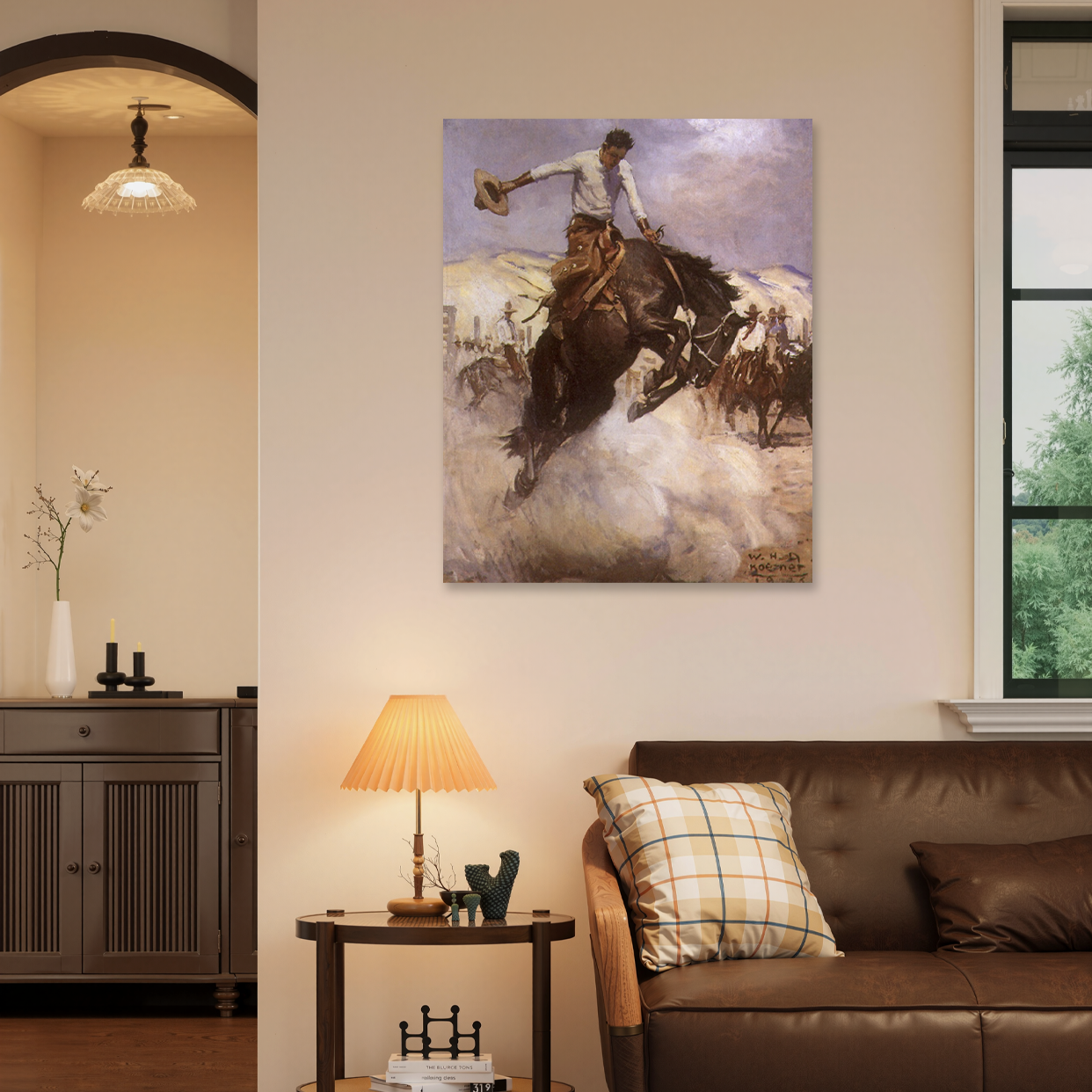 The Untamed: A Classic W.H.D. Koerner Rodeo Poster Print