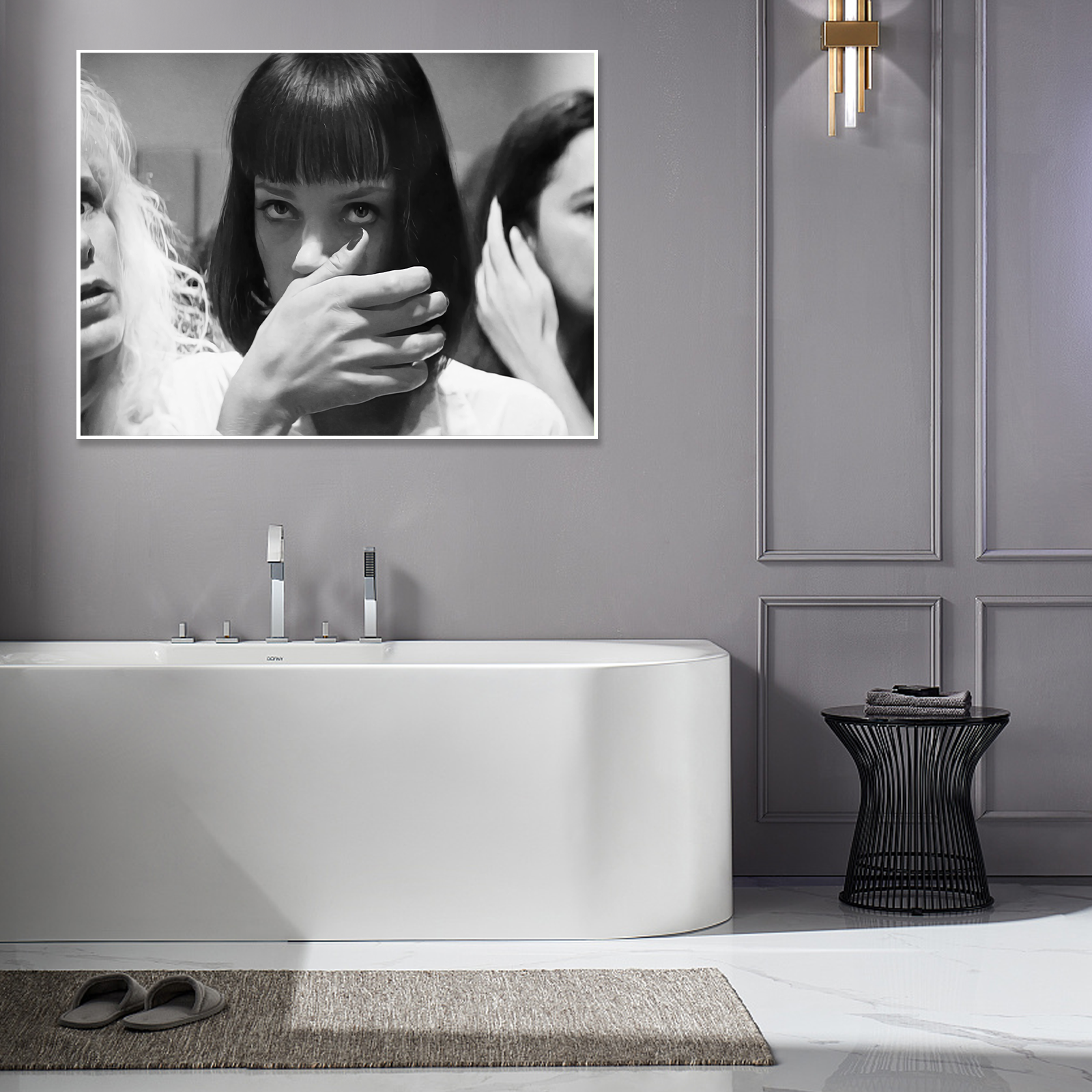 The Overdose: An Iconic Vintage Pulp Fiction Movie Wall Art Print