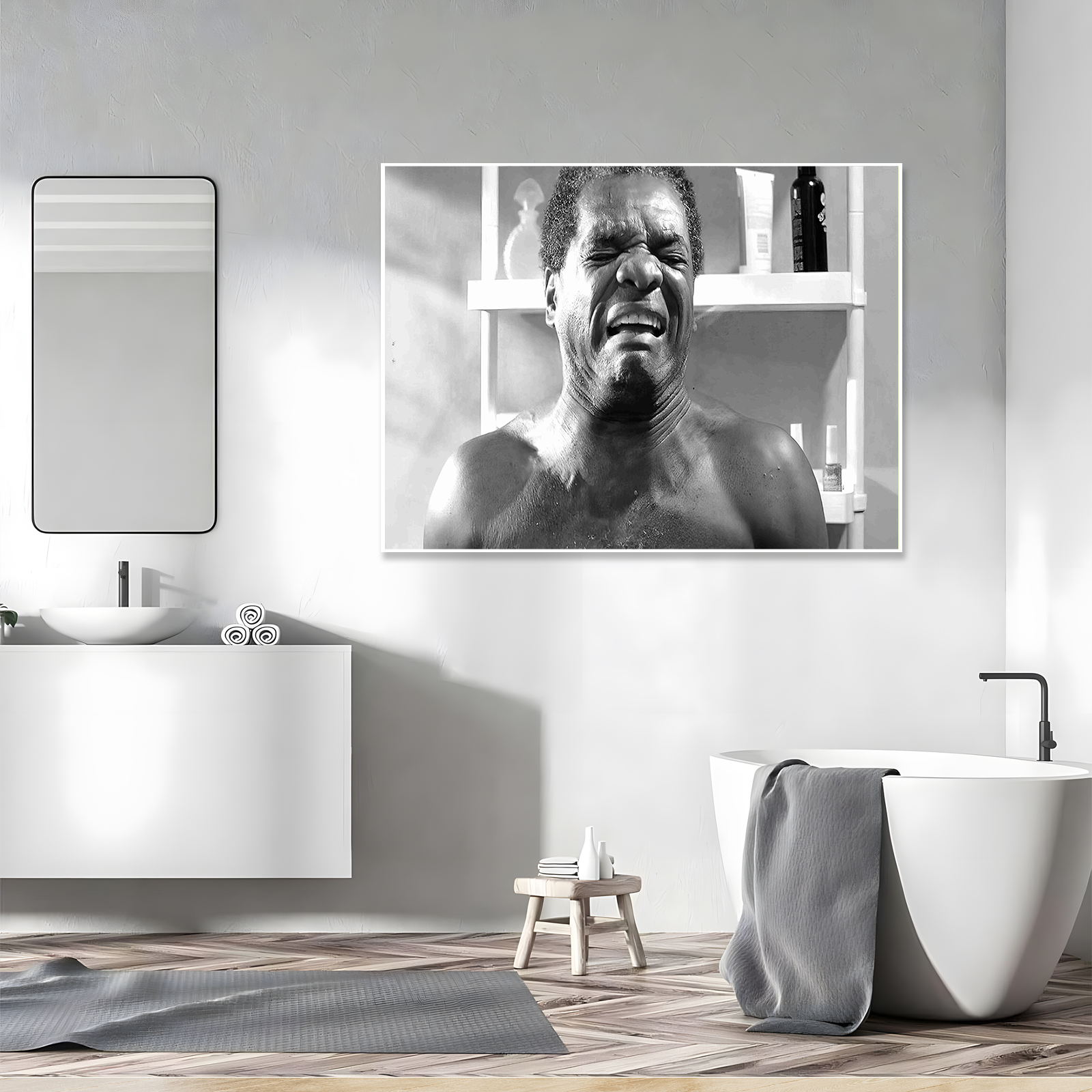 Don't Nobody Go in the Bathroom: A Funny Movie Pop Art Wall Art