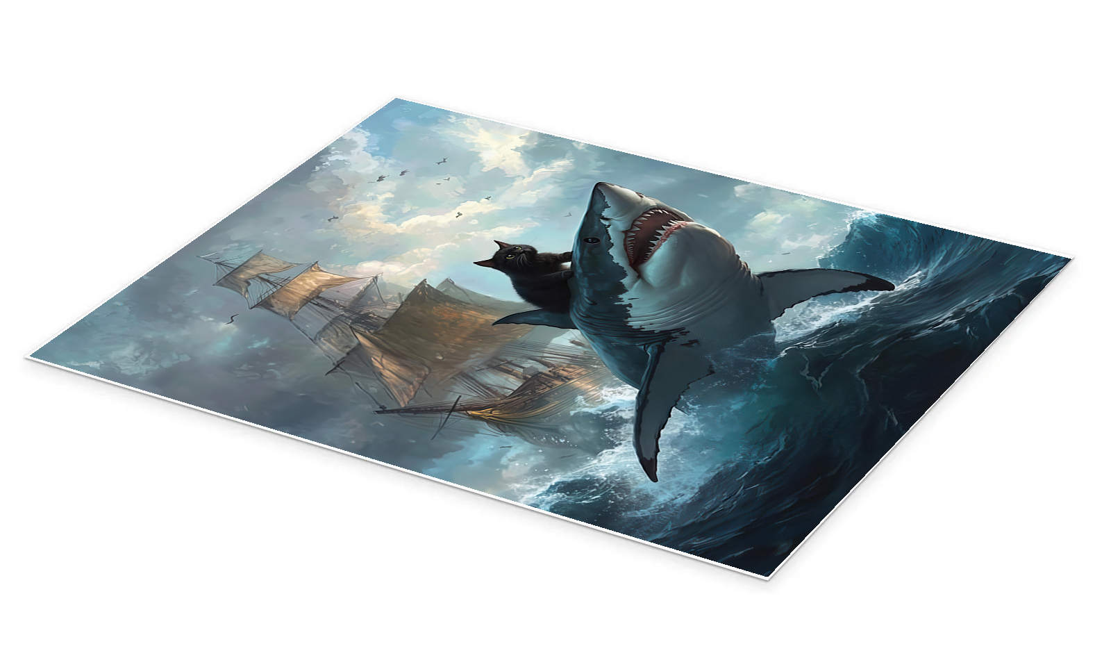 The Admiral: A Unique Pop Art Wall Art for Your Living Room