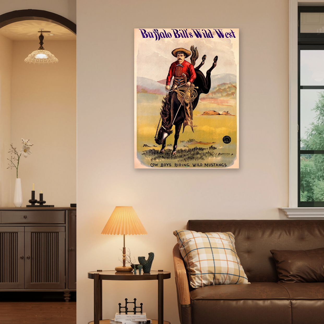 Buffalo Bill's Wild West: A Vintage American Rodeo Poster