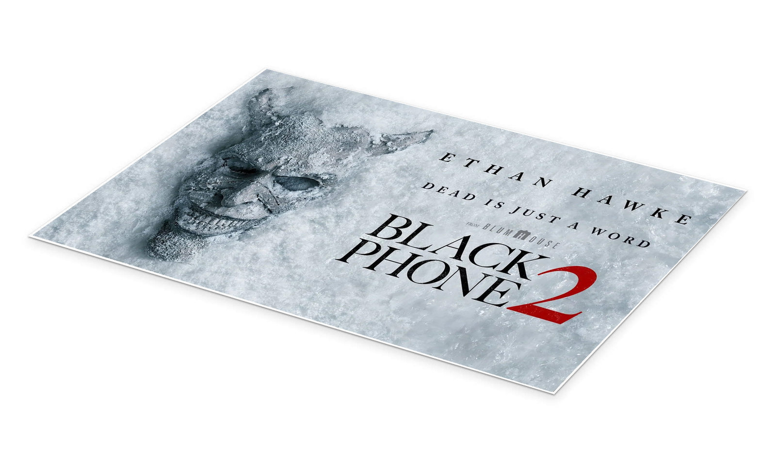 The Cold Call: A Minimalist Black Phone 2 Movie Wall Art