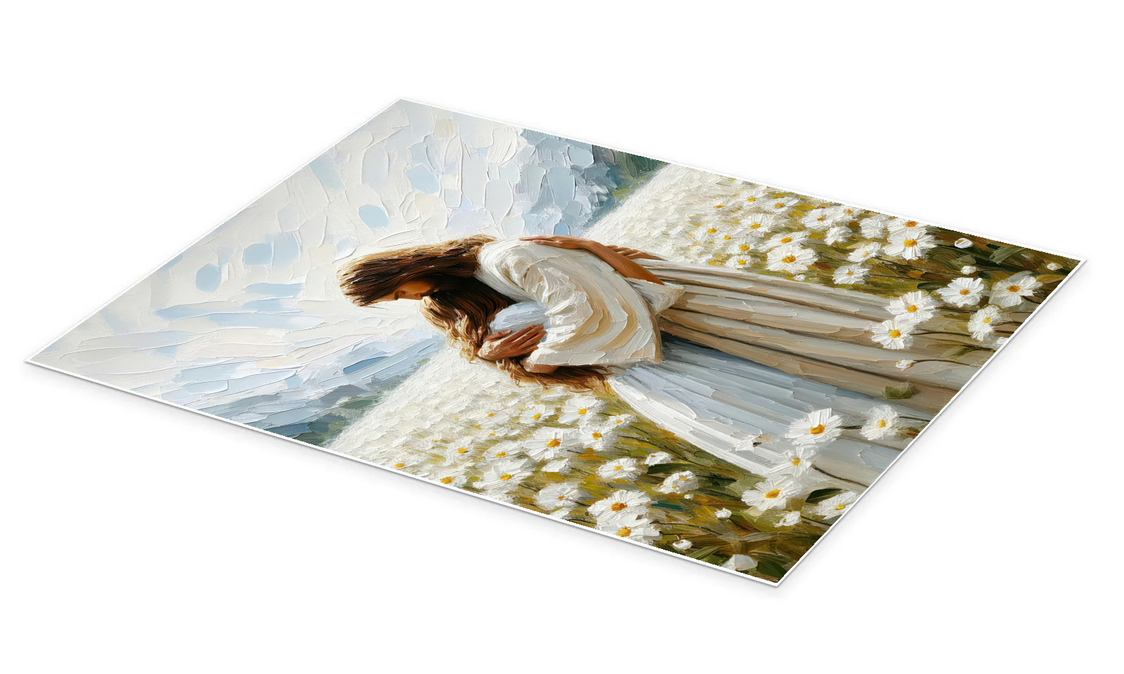 Field of Grace: A Christian Landscape Wall Art for a Faith-Filled Home