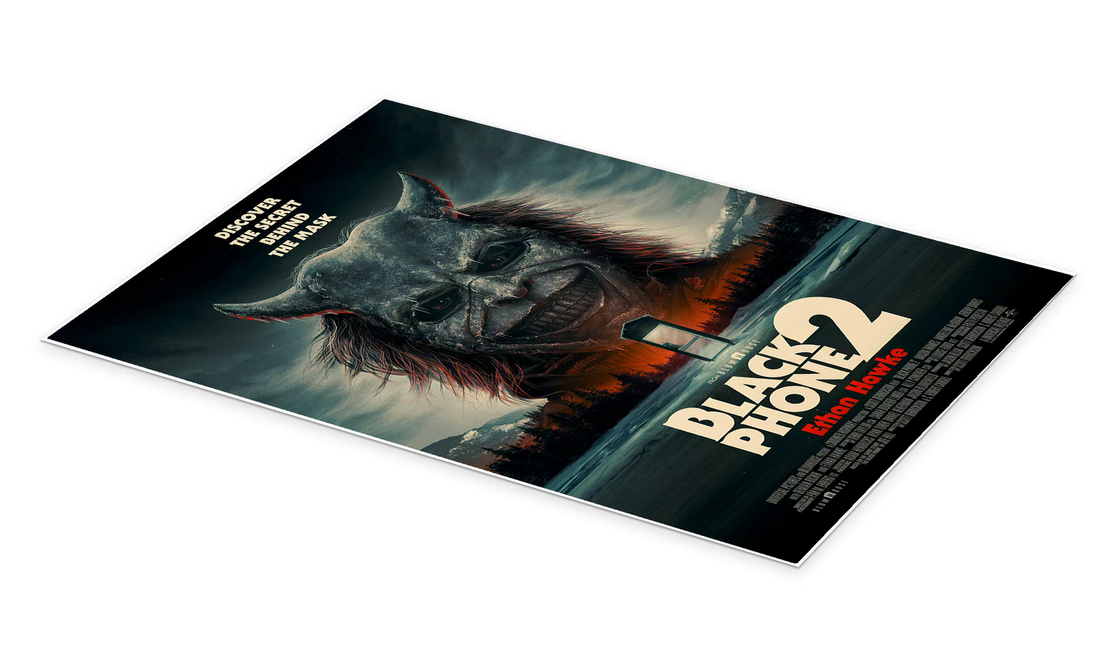 Black Phone 2 Poster - Secret Behind the Mask Art