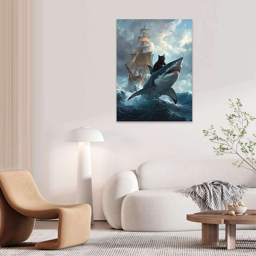The Admiral: A Unique Pop Art Wall Art for Your Living Room