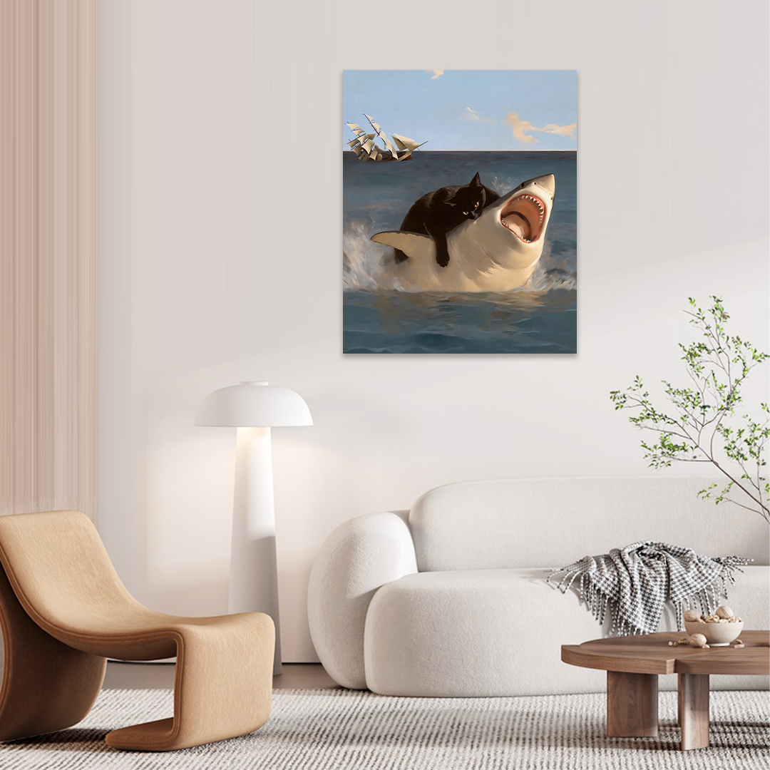 The Captain: A Unique Pop Art Wall Art for Your Living Room