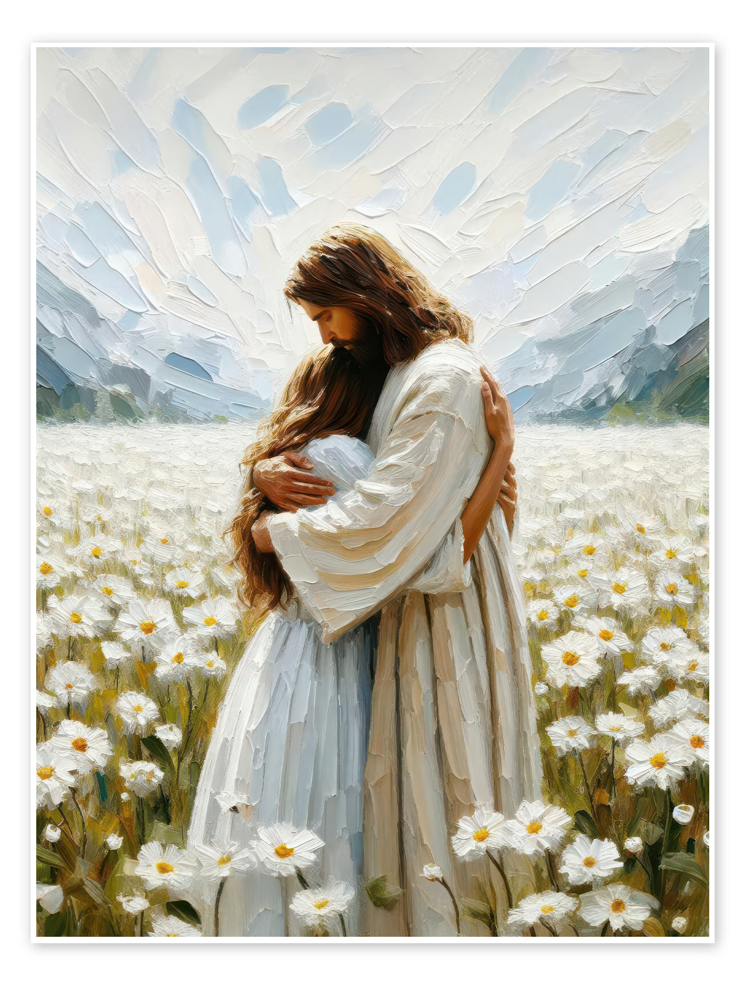 Field of Grace: A Christian Landscape Wall Art for a Faith-Filled Home