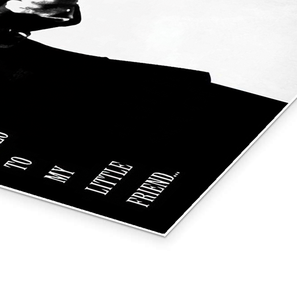 The World is Yours: A Vintage Gangster Movie Wall Art of Scarface