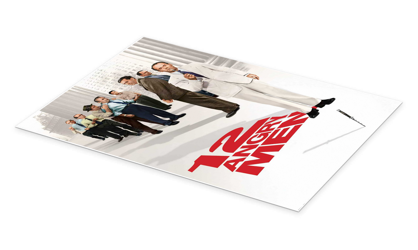 12 Angry Men Poster - Reasonable Doubt Modern Art