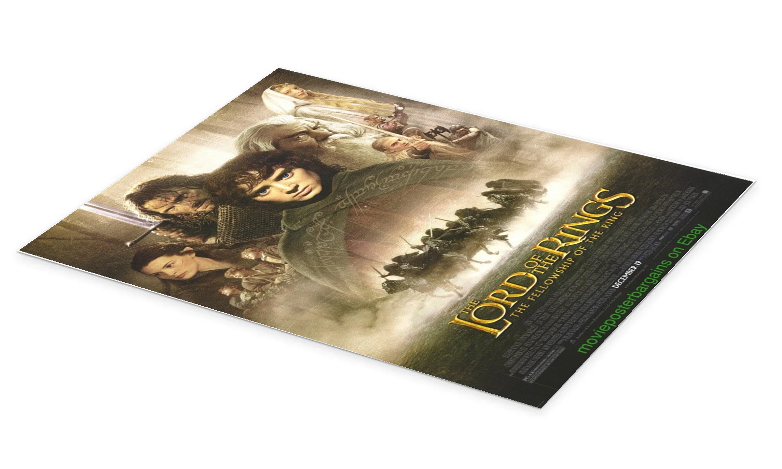 The Lord of the Rings: An Epic Vintage Fellowship of the Ring Poster