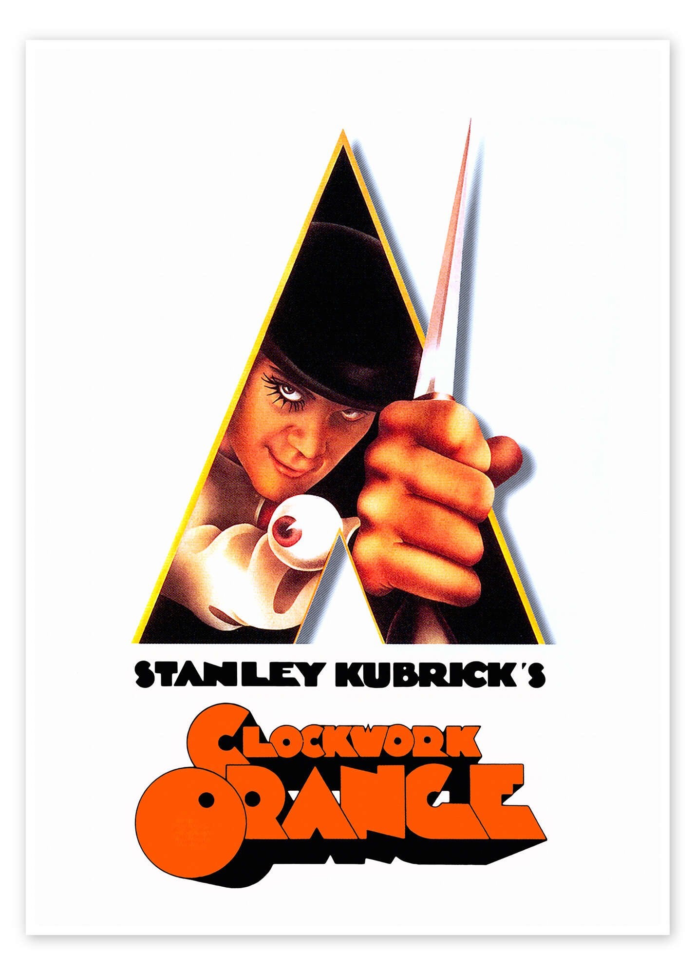 A Clockwork Orange: A Classic Vintage Movie Poster Wall Art