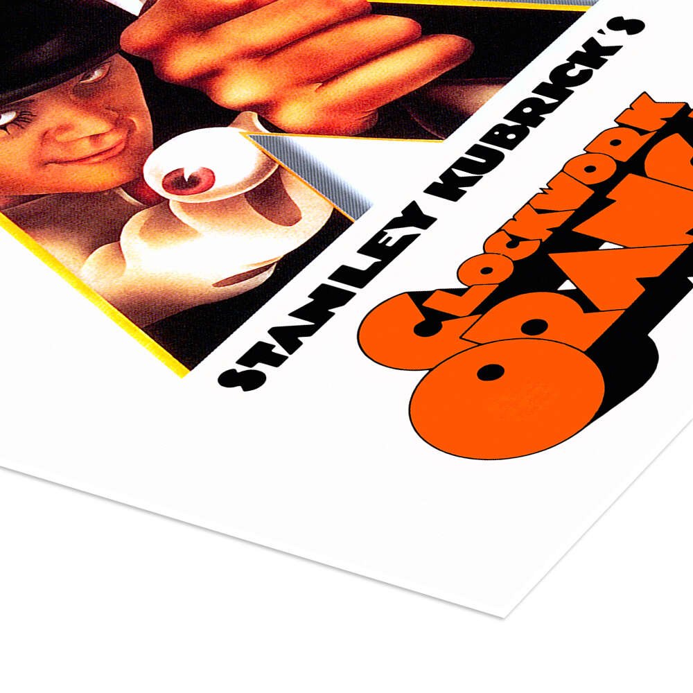 A Clockwork Orange: A Classic Vintage Movie Poster Wall Art