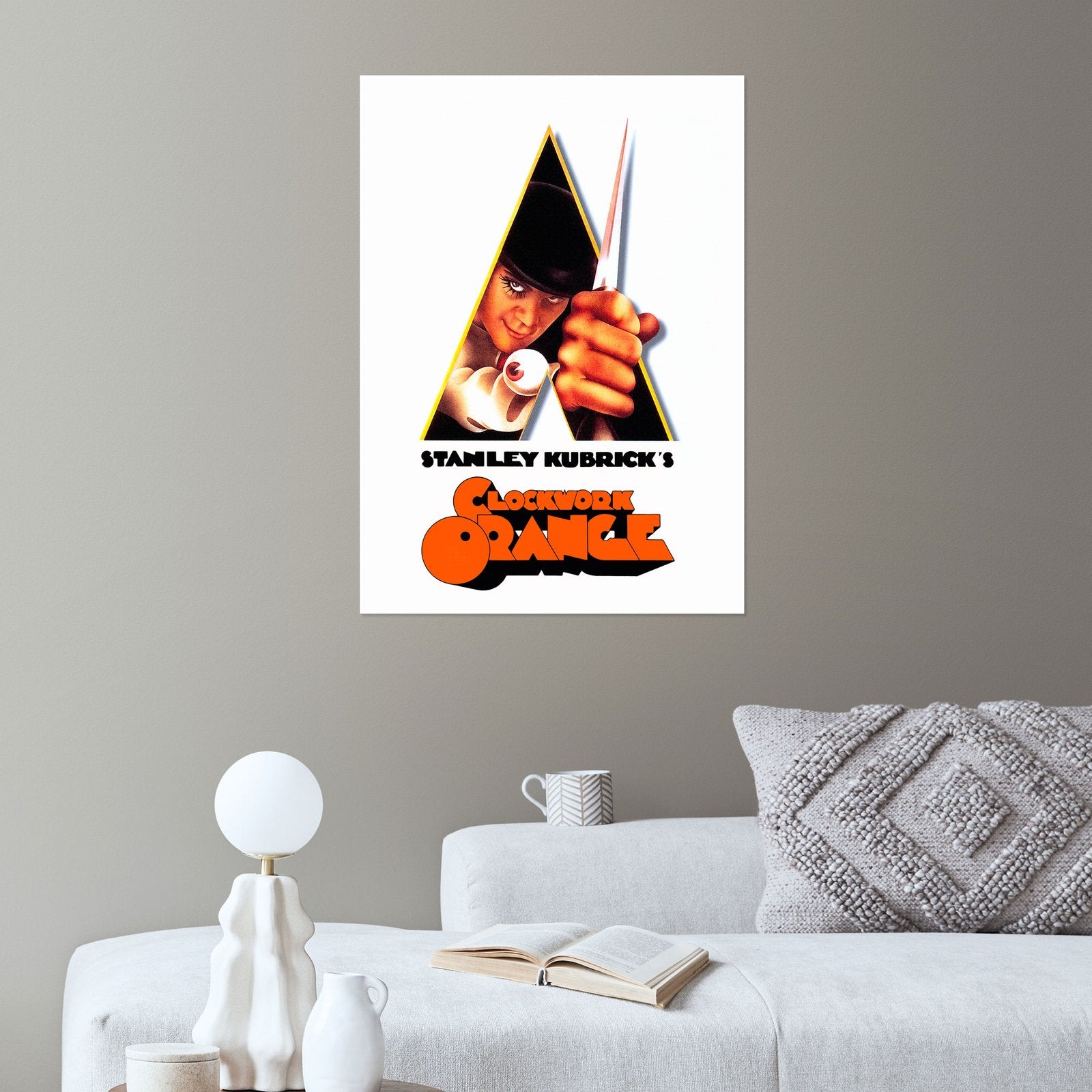 A Clockwork Orange: A Classic Vintage Movie Poster Wall Art