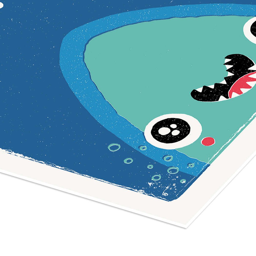 Awws: A Funny and Cute Jaws Parody Movie Pop Art Wall Art