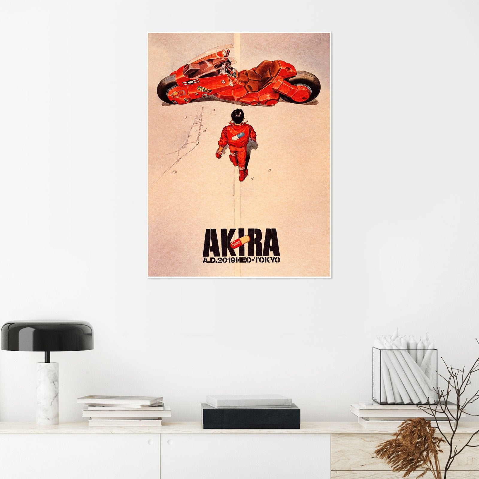 Akira: The Iconic Vintage Anime Movie Poster Wall Art