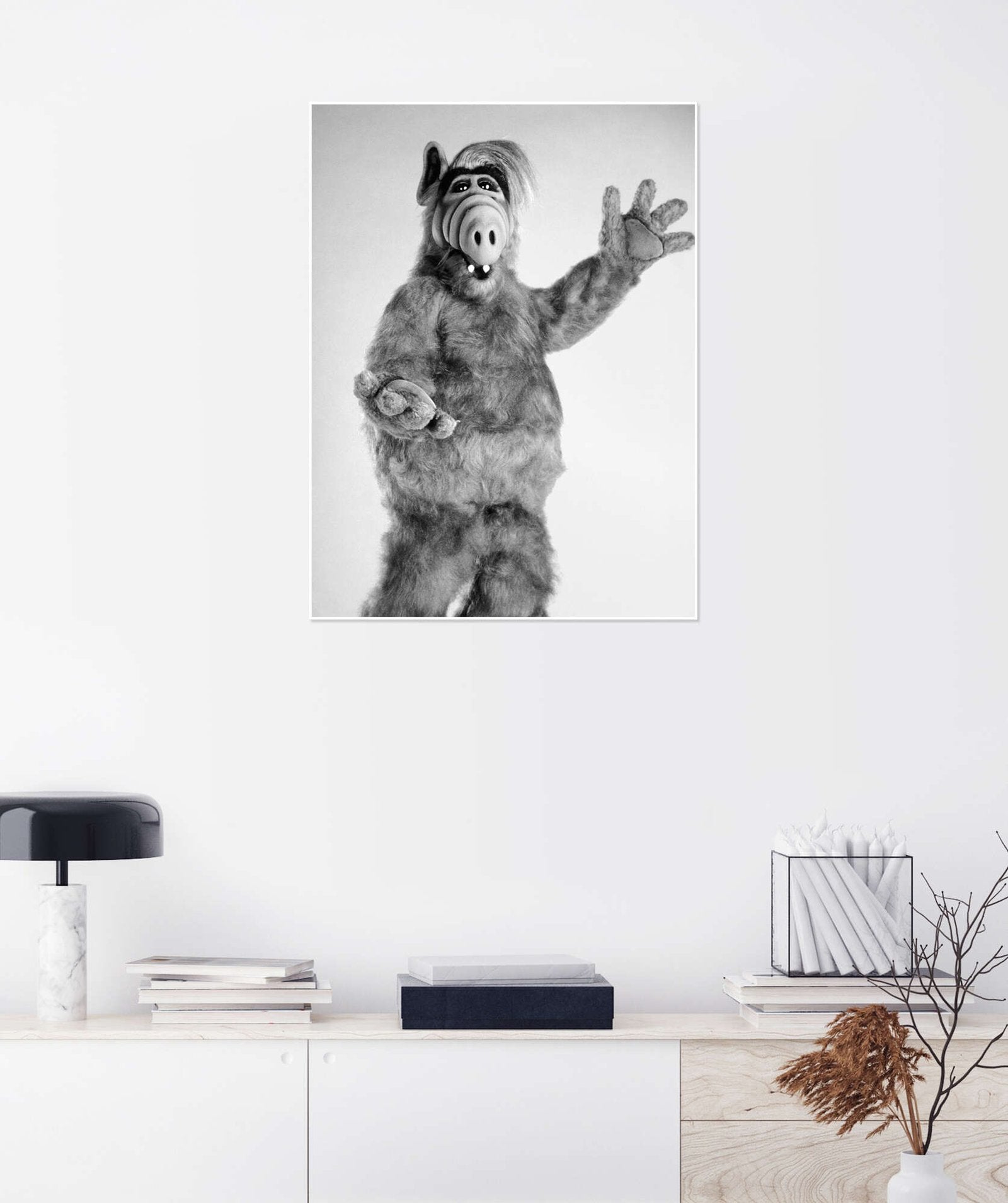 Greetings from Melmac: An Iconic Vintage ALF TV Show Wall Art Print