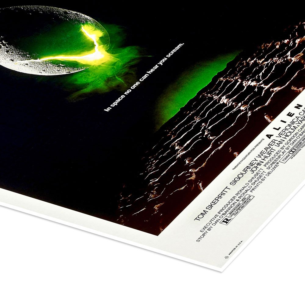 Alien: The Iconic Vintage Sci-Fi Horror Movie Poster Wall Art
