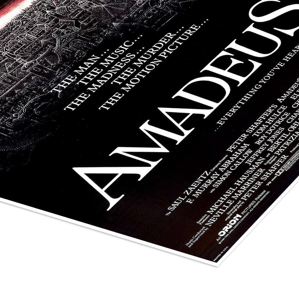 Amadeus: An Iconic Vintage Best Picture Movie Poster Wall Art