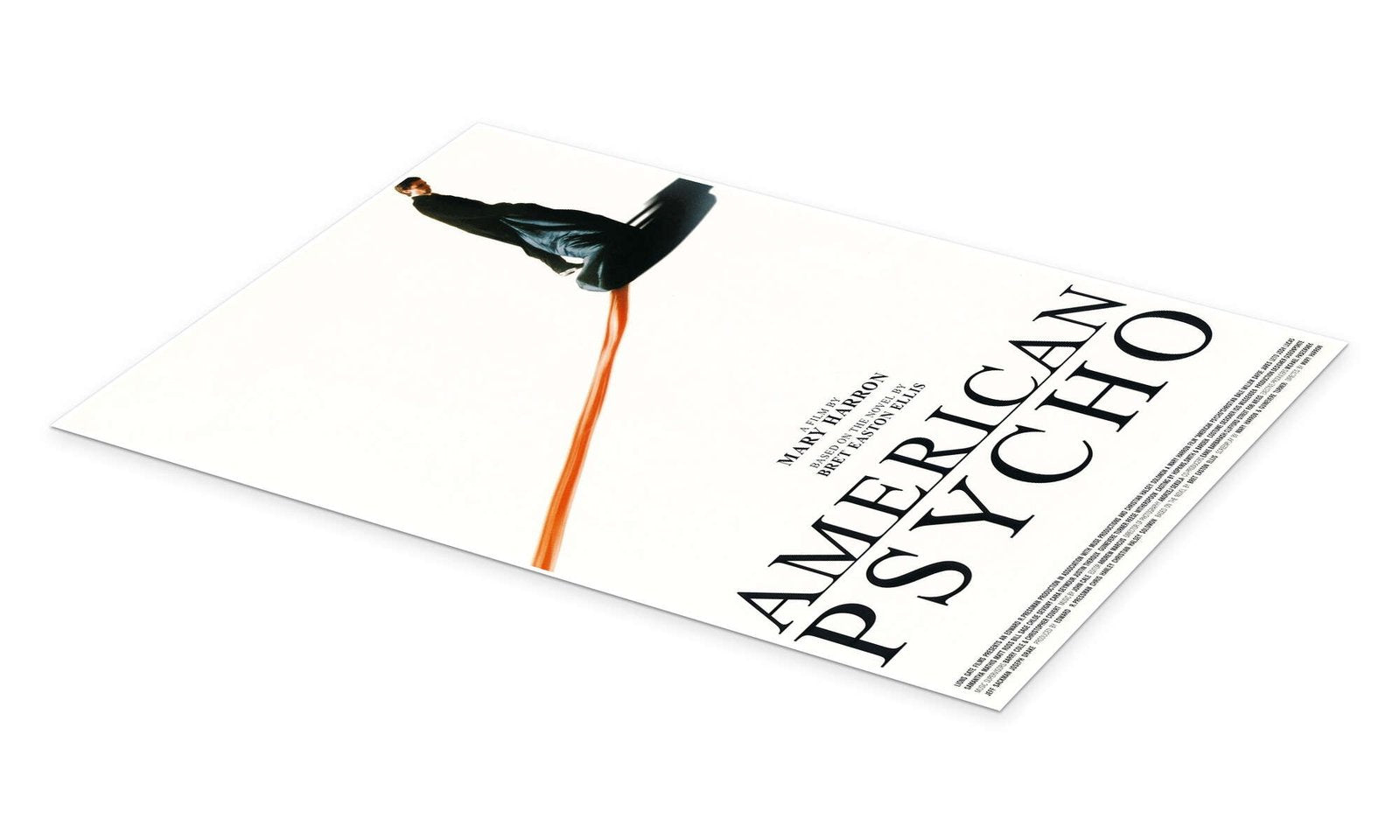 American Psycho: An Iconic Minimalist Movie Poster Wall Art