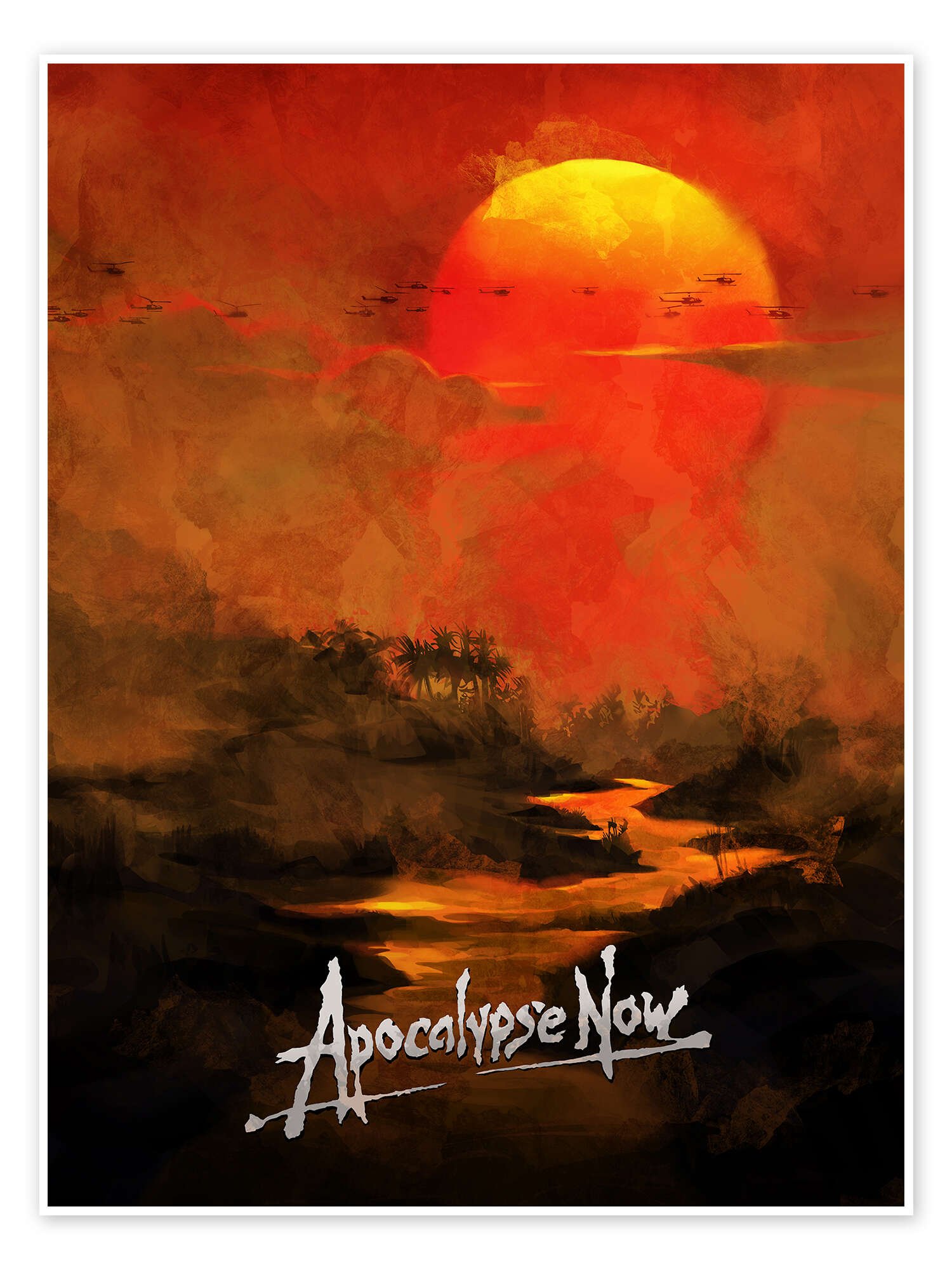 Apocalypse Now: A Stunning Vintage War Movie Poster Wall Art