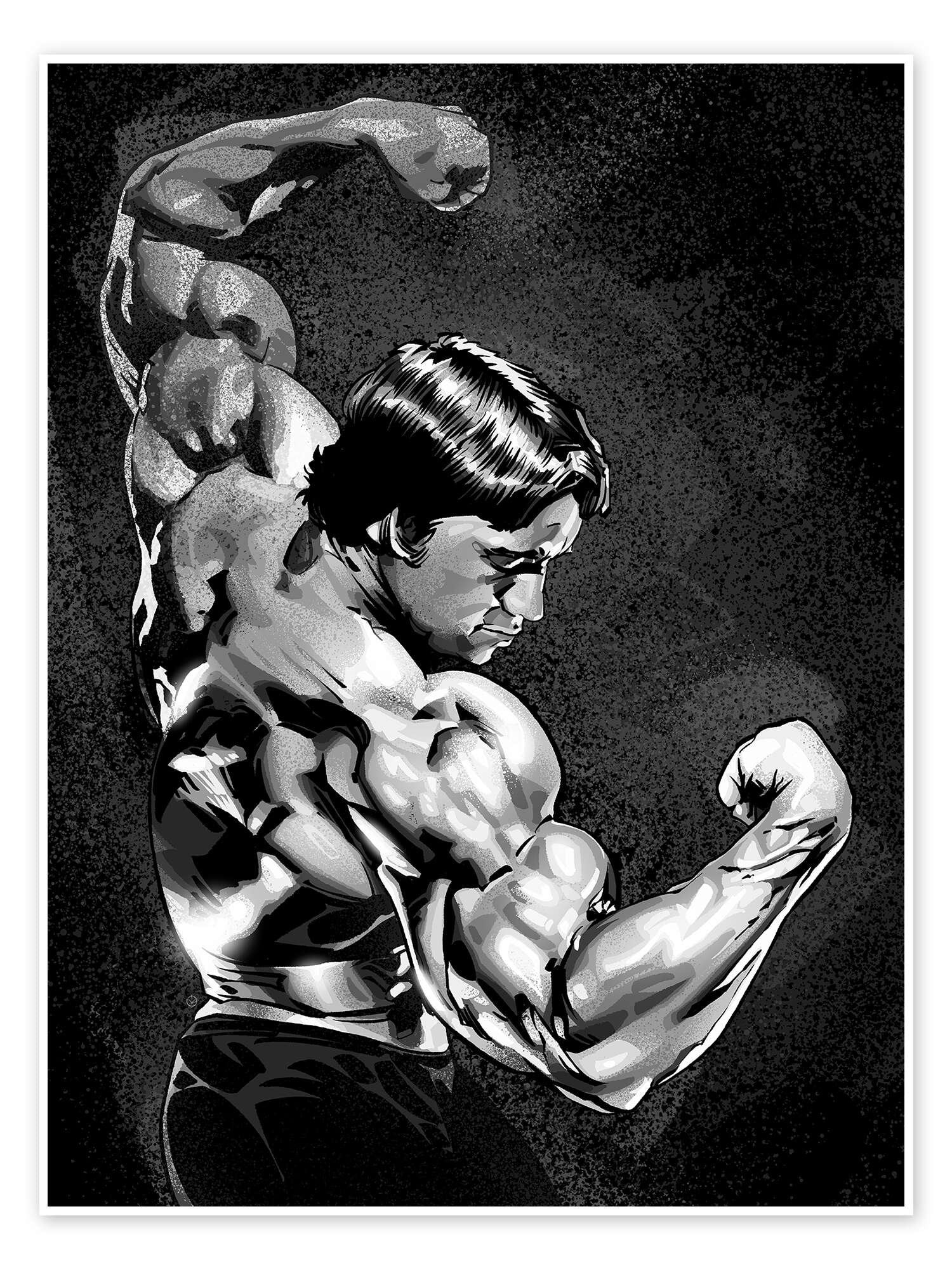 The Austrian Oak: An Iconic Arnold Schwarzenegger Pop Art Wall Art