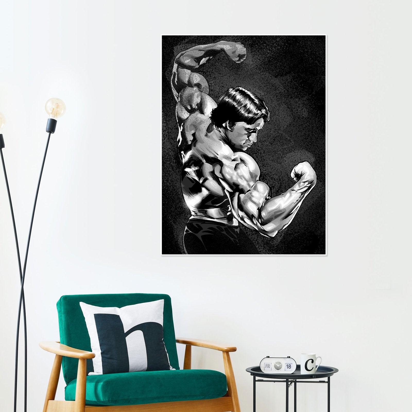 The Austrian Oak: An Iconic Arnold Schwarzenegger Pop Art Wall Art