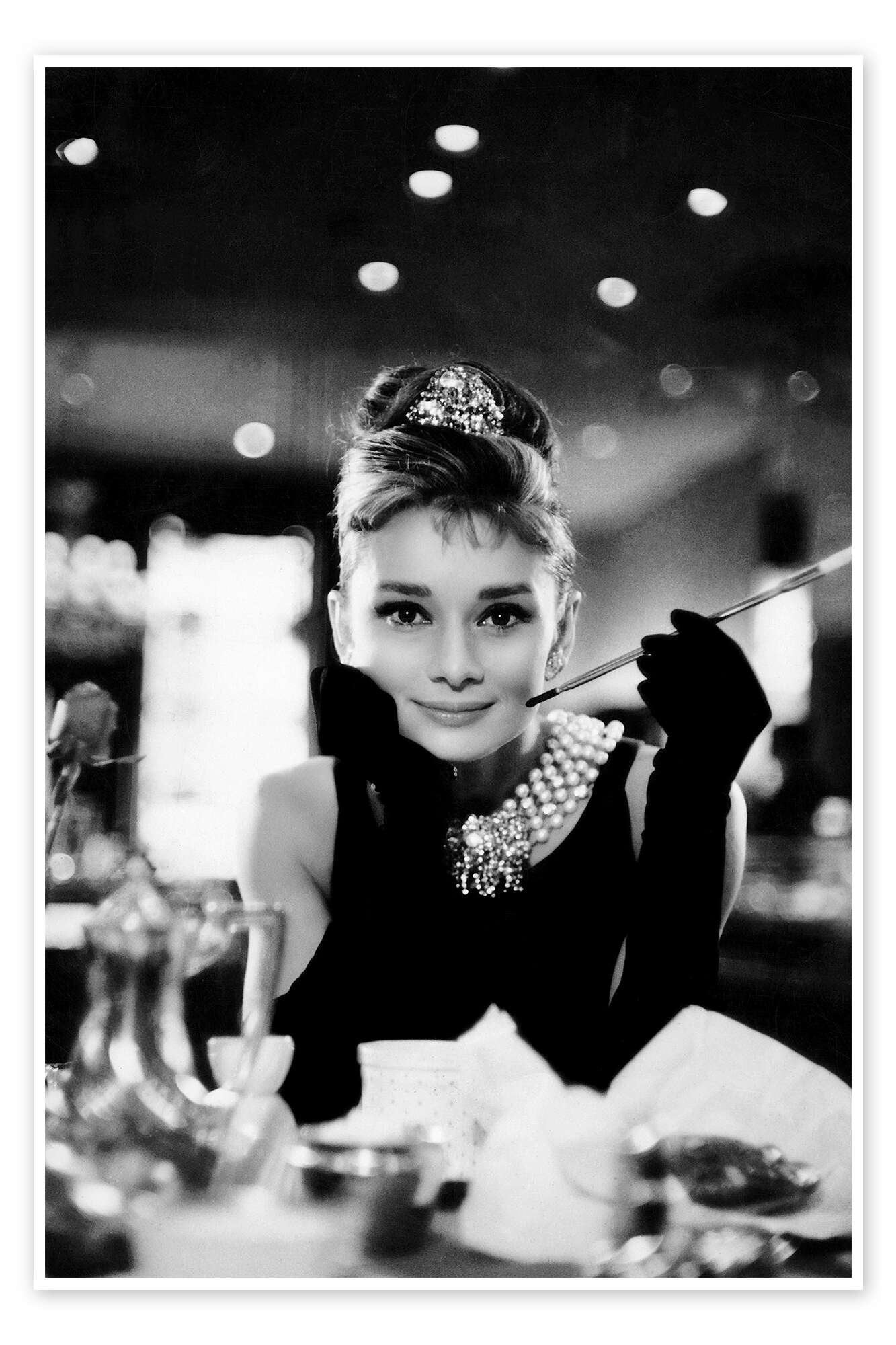 Holly Golightly: An Iconic Vintage Audrey Hepburn Movie Wall Art