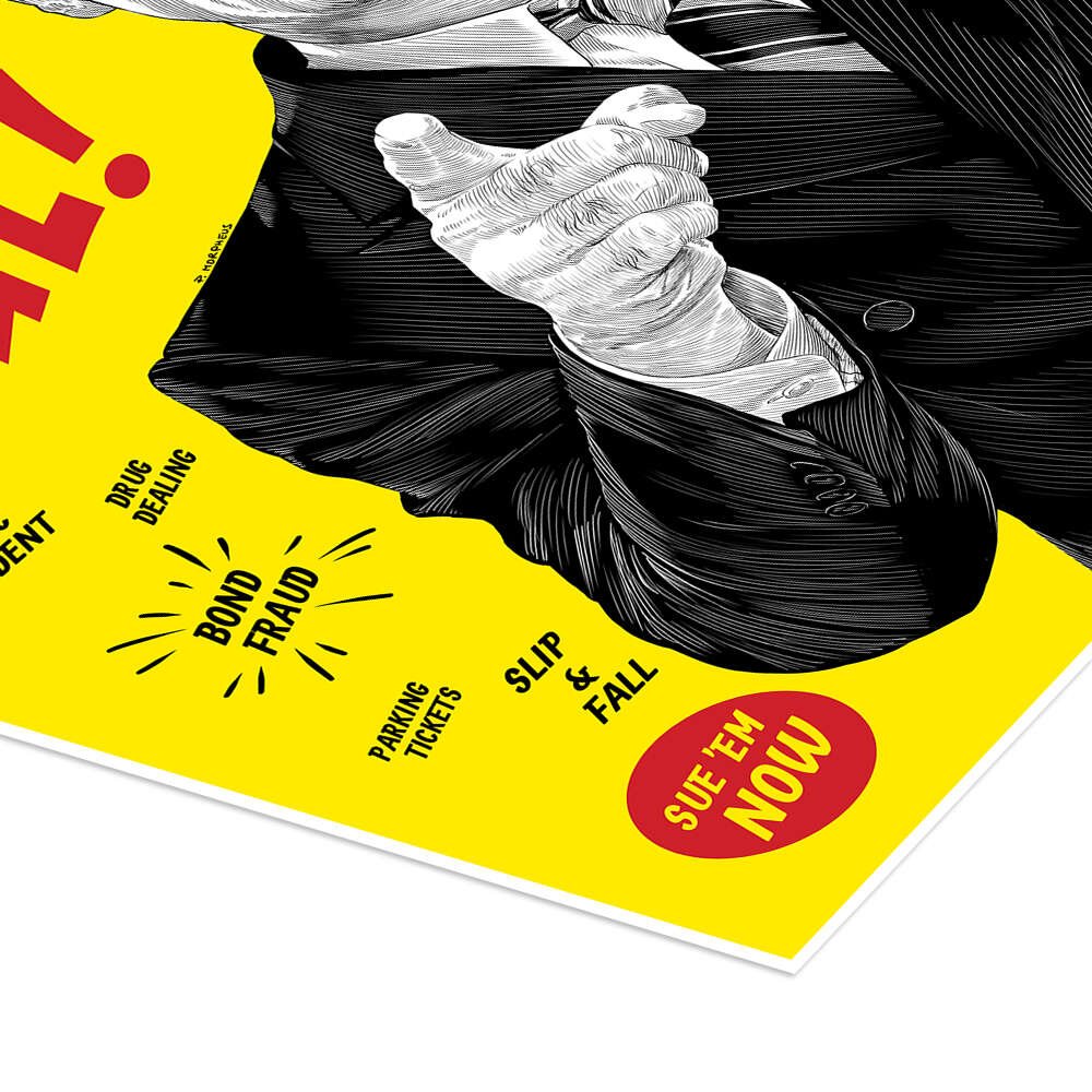 Better Call Saul!: An Iconic Breaking Bad Pop Art TV Show Wall Art