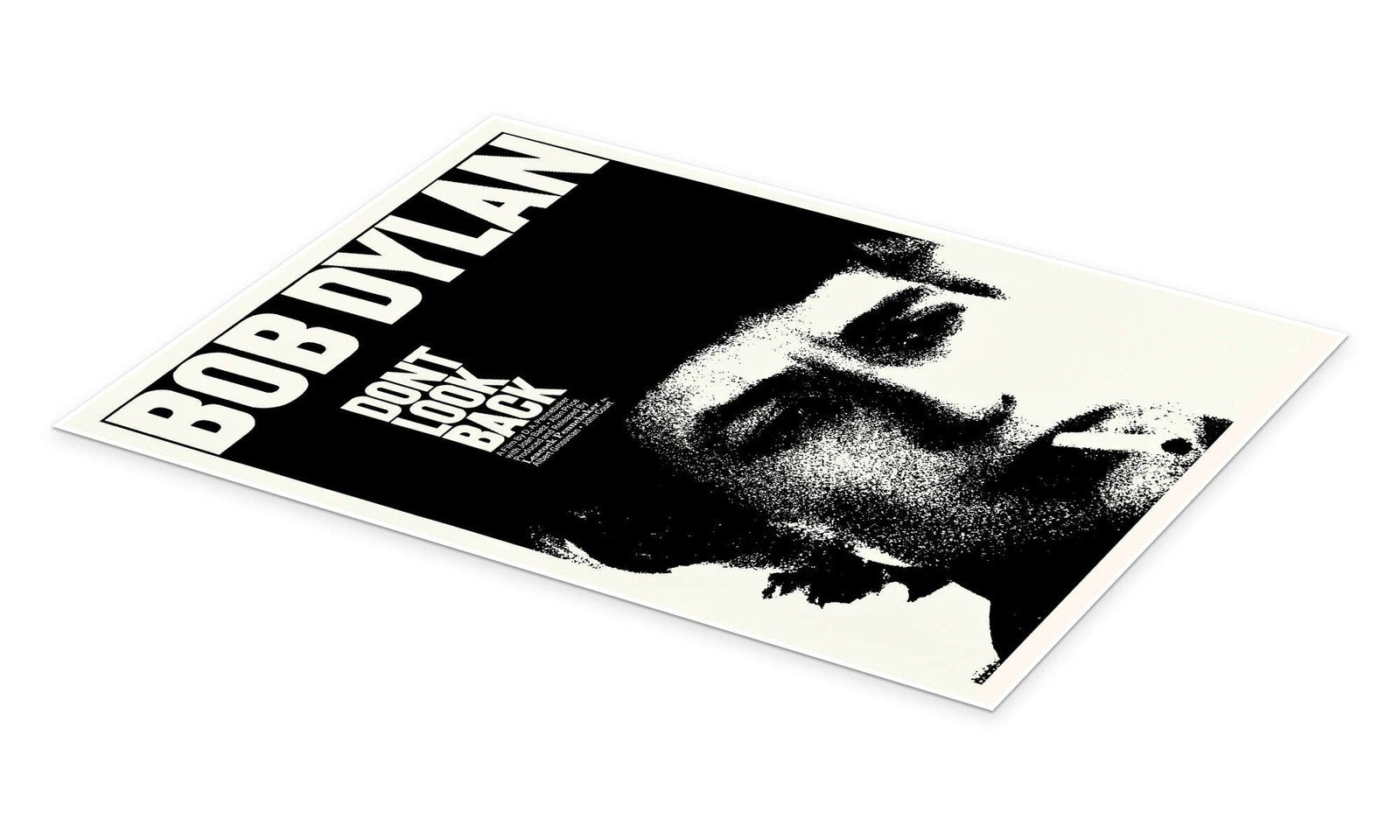 Bob Dylan Music Poster - Dont Look Back Minimalist