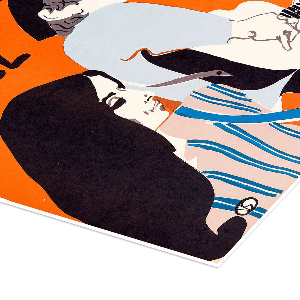 Joan & Bob: An Iconic Vintage 60s Folk Music Concert Poster